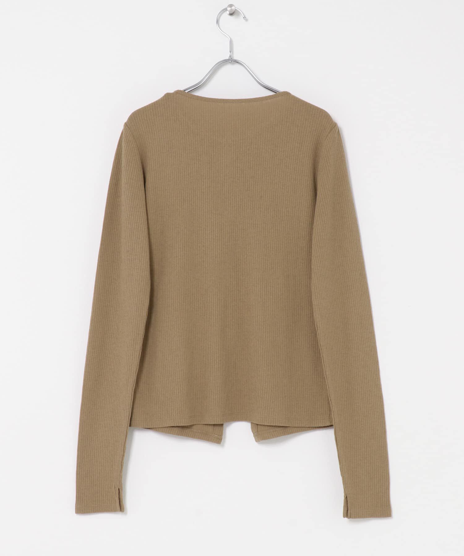 URBAN RESEARCH DOORS「Vintage Rib Button Cardigan」|カーディガン|