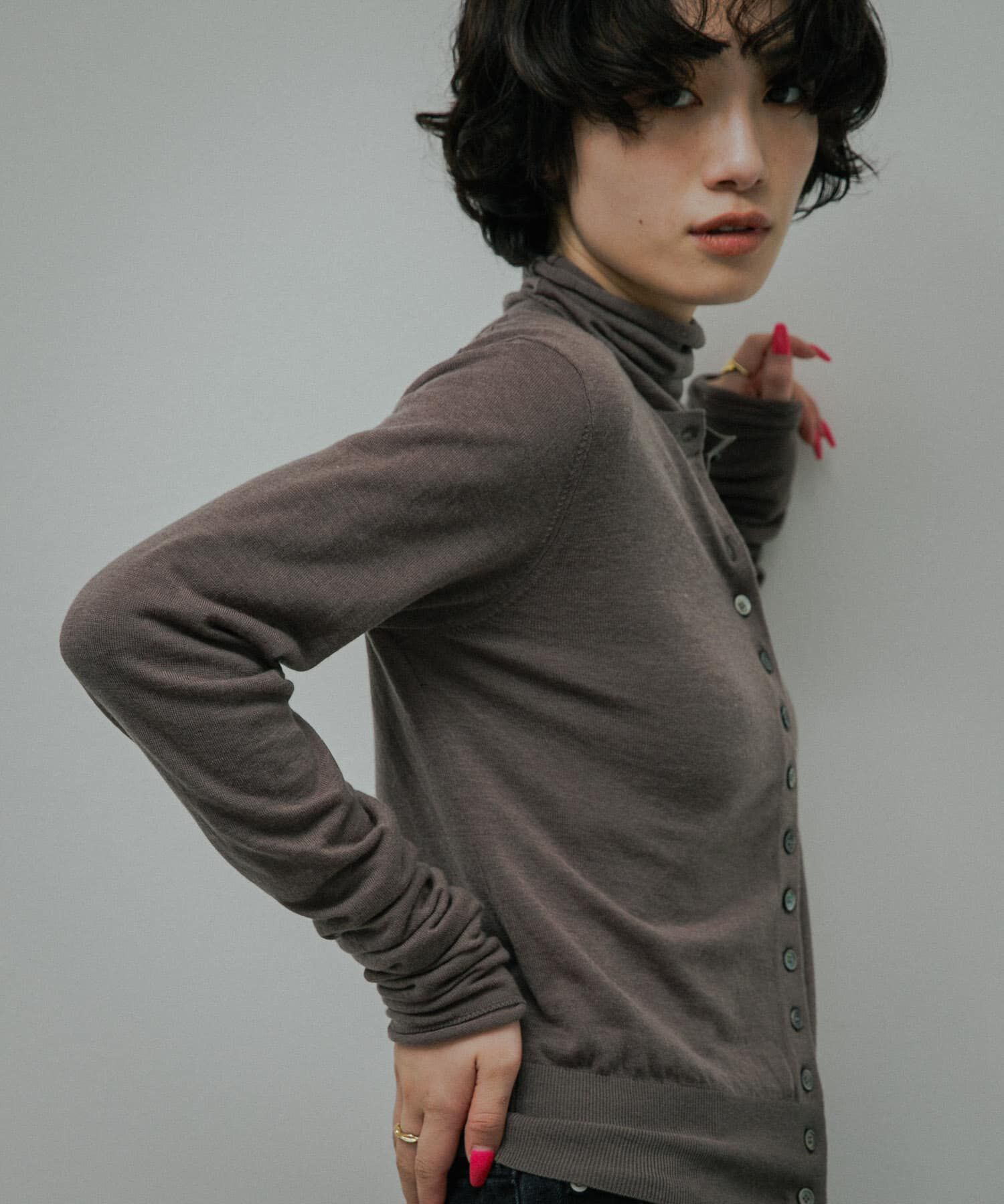 URBAN RESEARCH DOORS「Soft Wool Turtle Knit」|ニット・セーター|