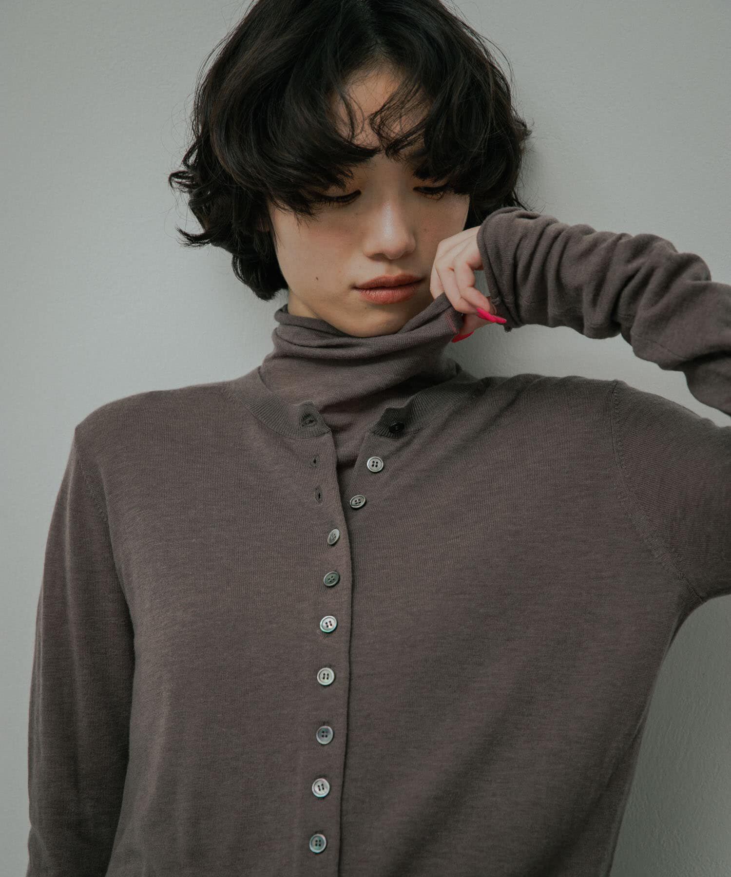 URBAN RESEARCH DOORS「Soft Wool Turtle Knit」|ニット・セーター|