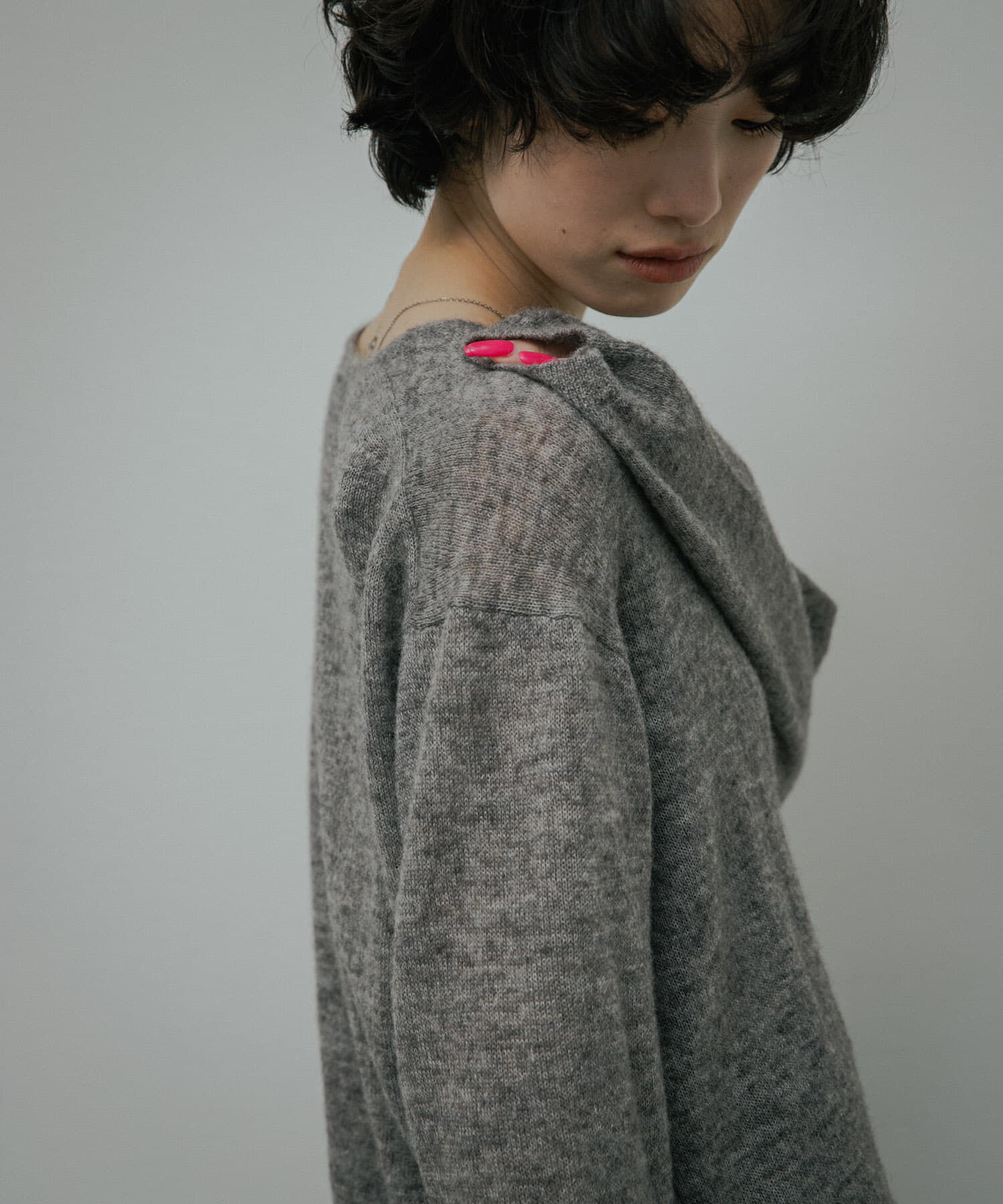 URBAN RESEARCH DOORS「Baby Alpaca V-Neck Knit」|ニット・セーター|