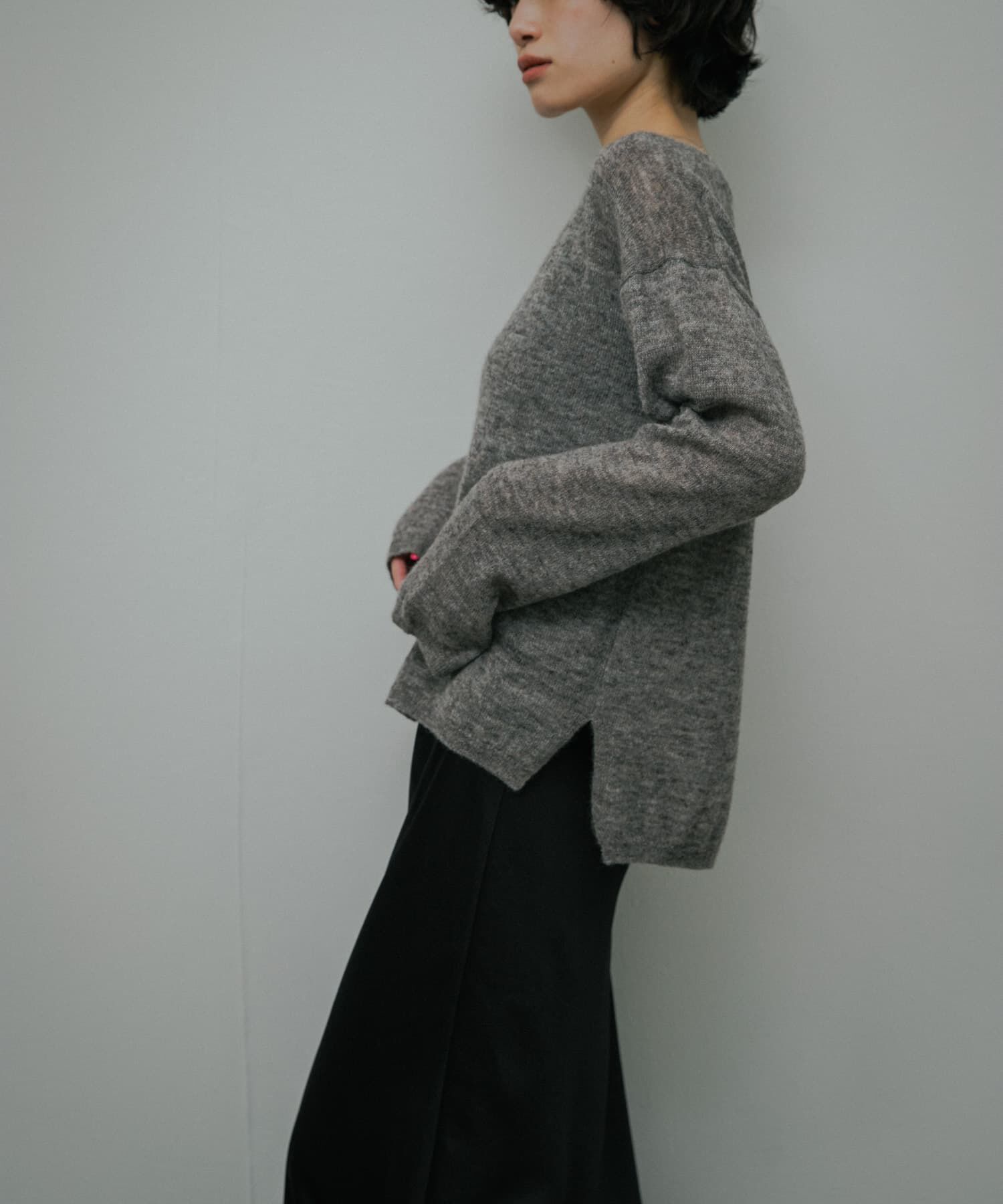 URBAN RESEARCH DOORS「Baby Alpaca V-Neck Knit」|ニット・セーター|