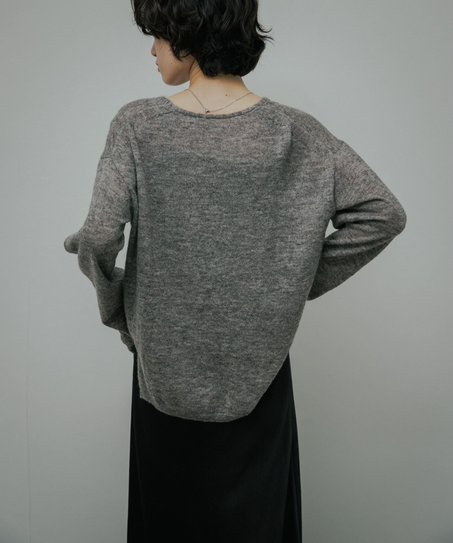 URBAN RESEARCH DOORS「Baby Alpaca V-Neck Knit」|ニット・セーター|