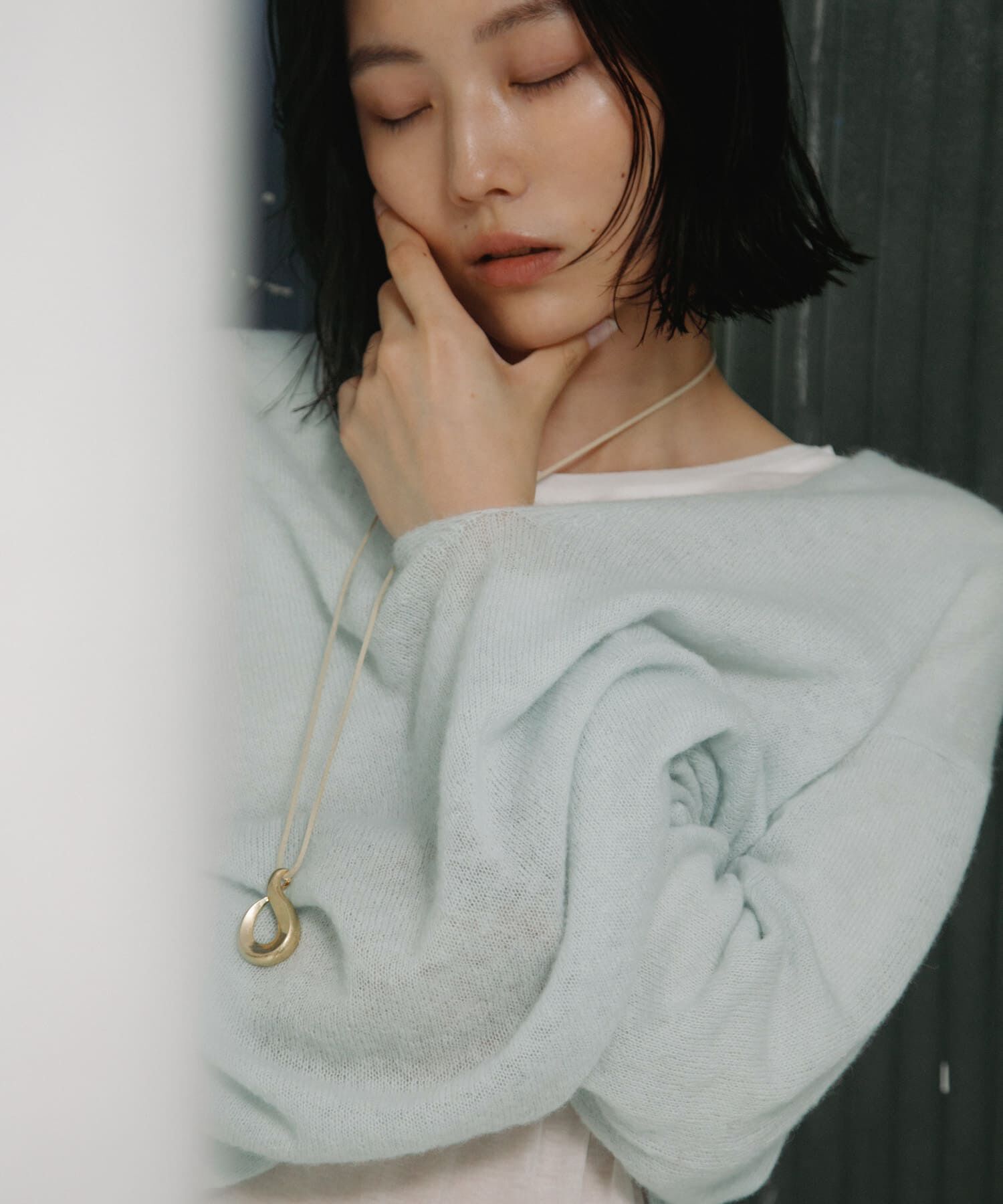 URBAN RESEARCH DOORS「Baby Alpaca V-Neck Knit」|ニット・セーター|
