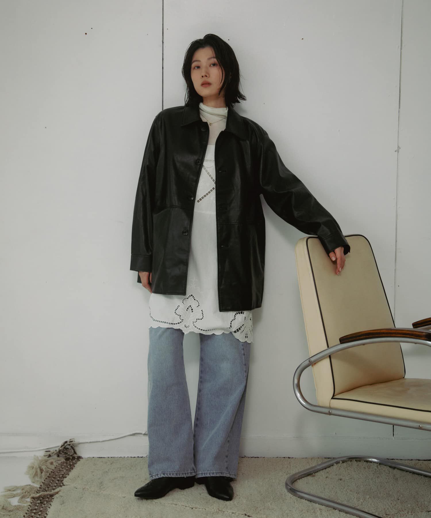 URBAN RESEARCH DOORS「Cotton Embroidery Tunic」|その他|
