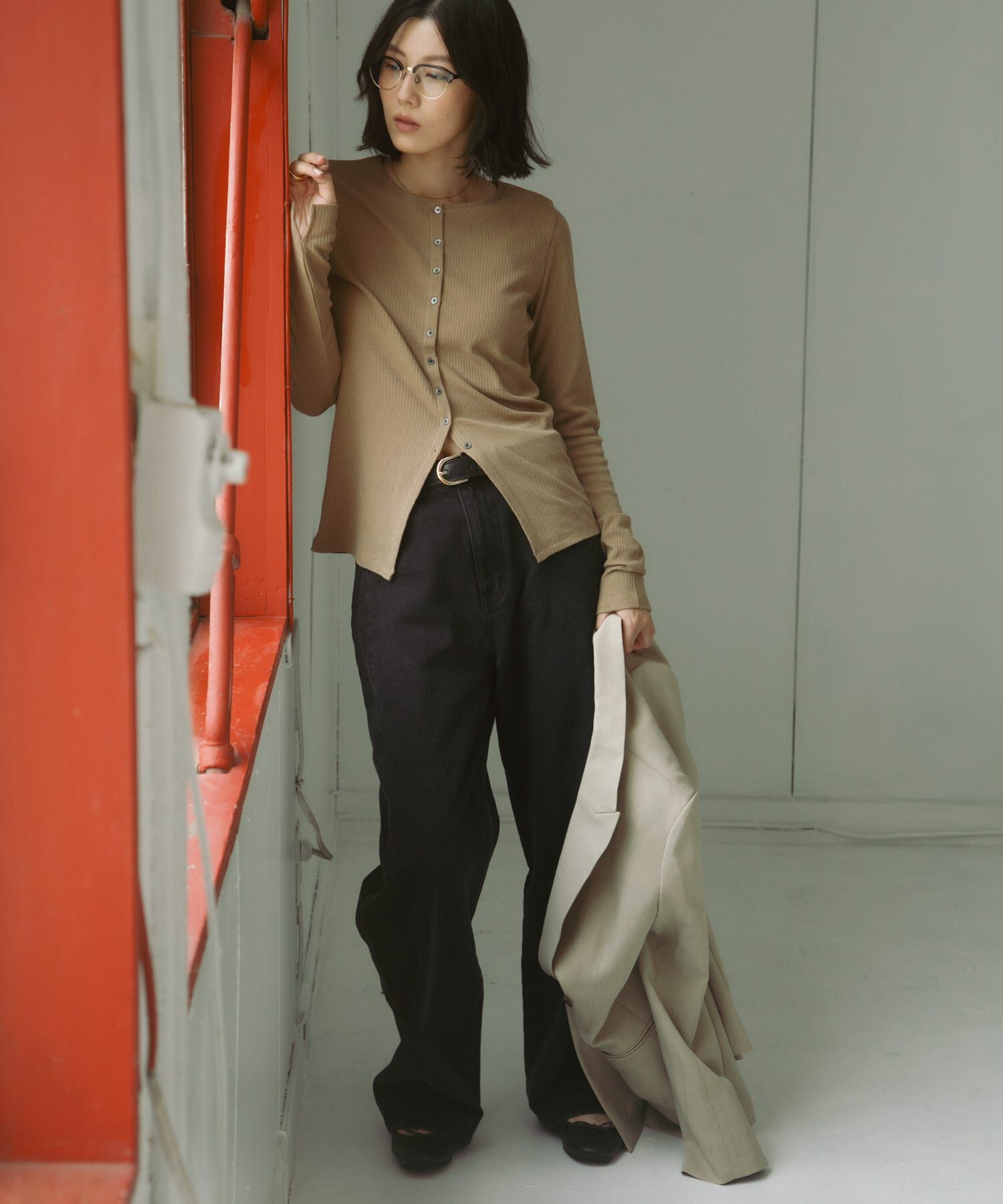 URBAN RESEARCH DOORS「High-Rise Line Denim」|デニム|
