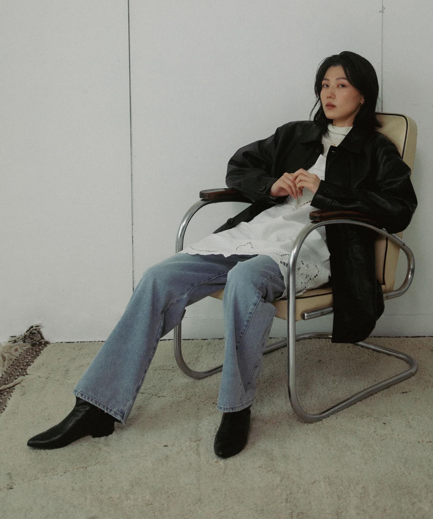 URBAN RESEARCH DOORS「High-Rise Line Denim」|デニム|