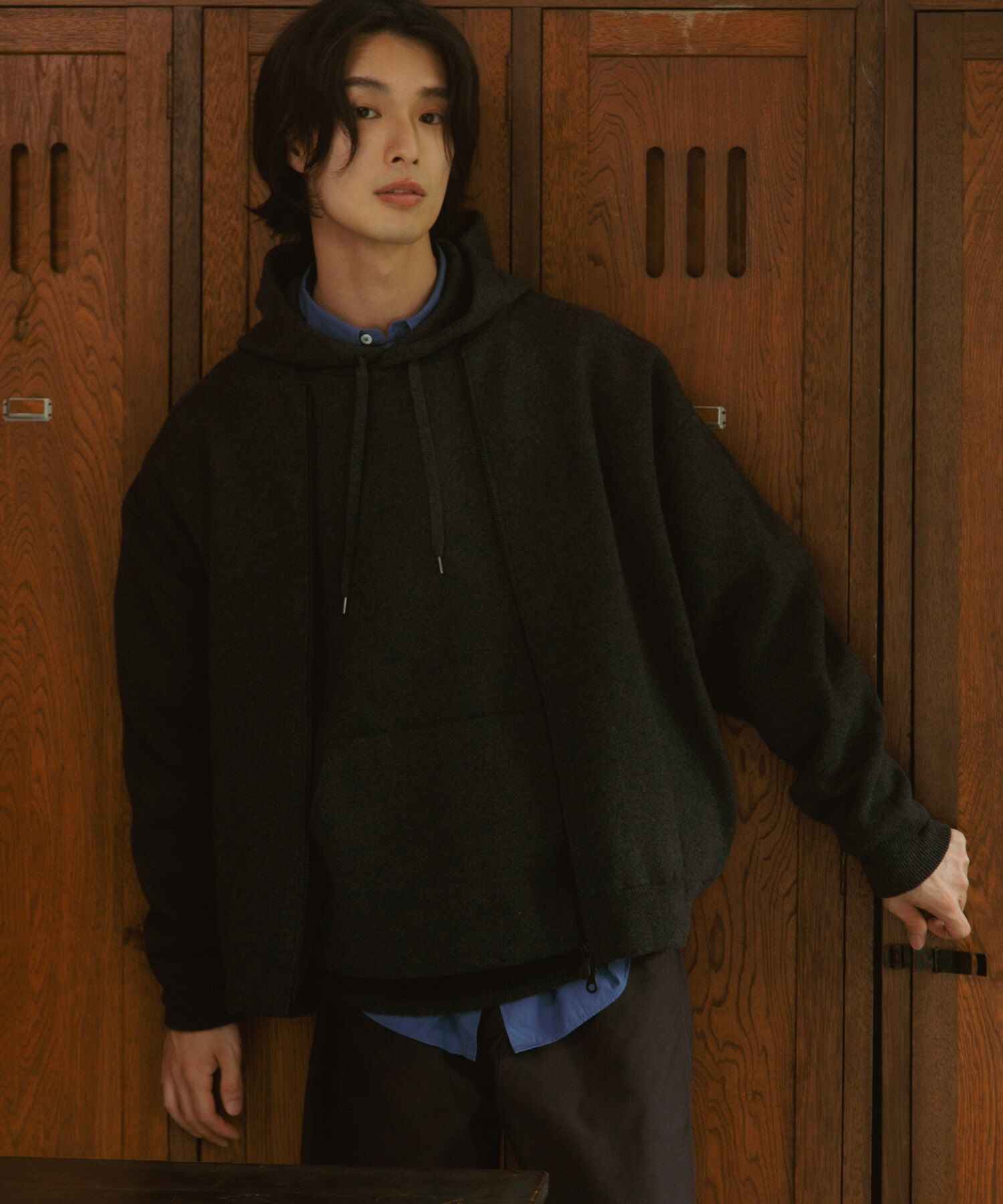 URBAN RESEARCH DOORS「CottonCashmere ZipBlouson」|ブルゾン・スタジャン|