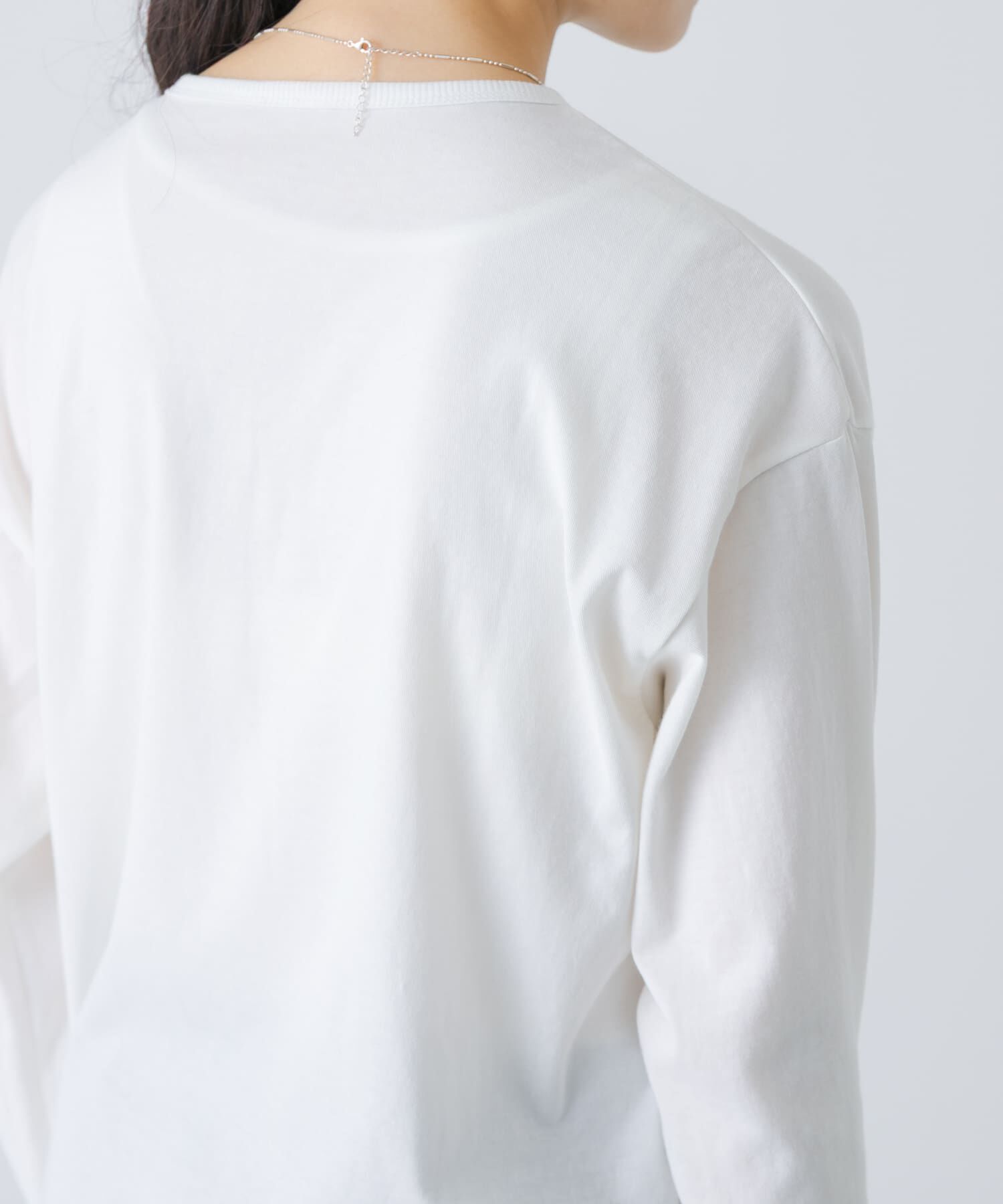 かぐれ「ヘンリーネックコットンカットソー」|Tシャツ・カットソー|