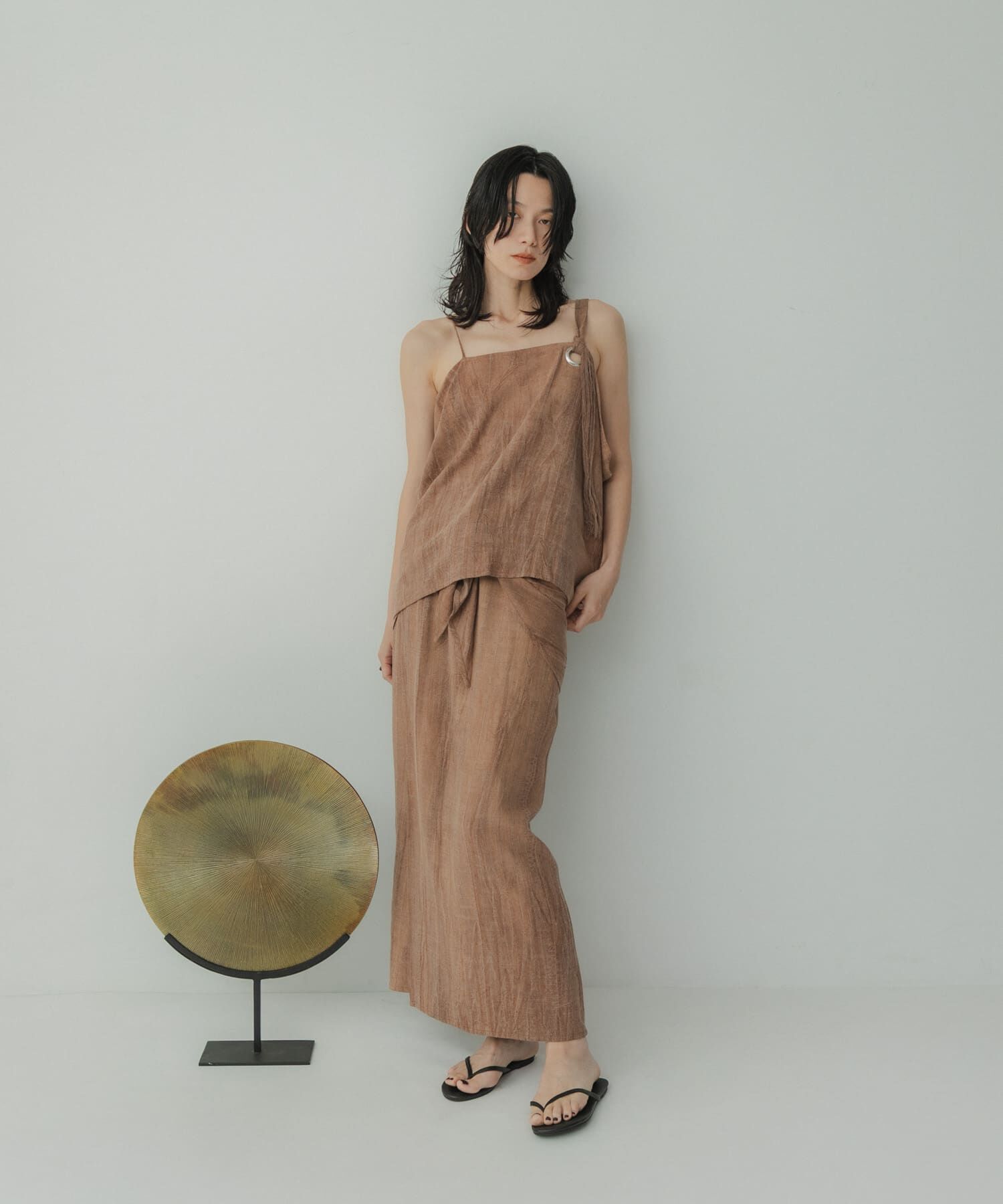  「Siltrata　Multi set one-piece」|ワンピース|ブラウン系その他