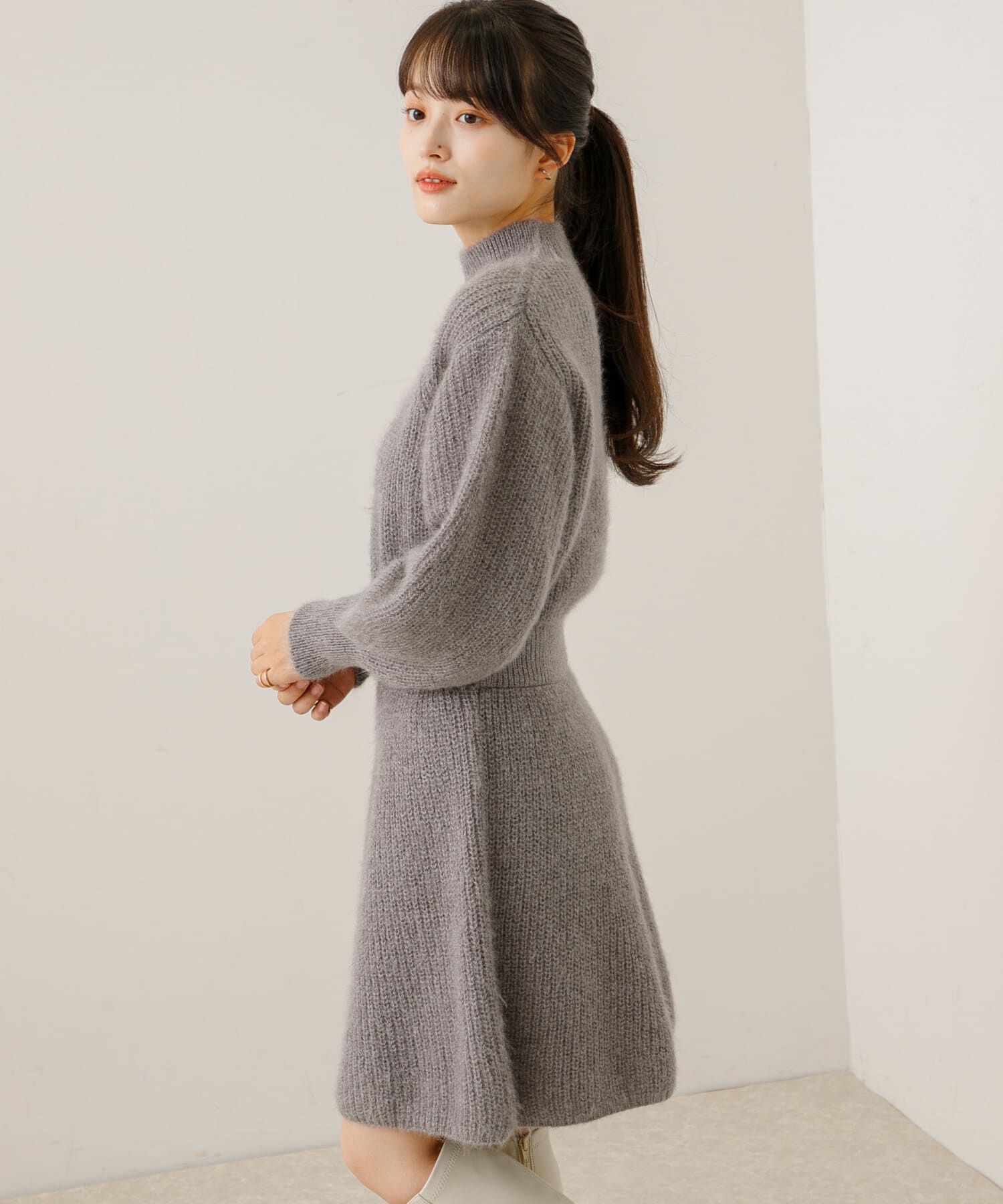 SENSE OF PLACE by URBAN RESEARCH「ウエストマークニットワンピース」|ワンピース|
