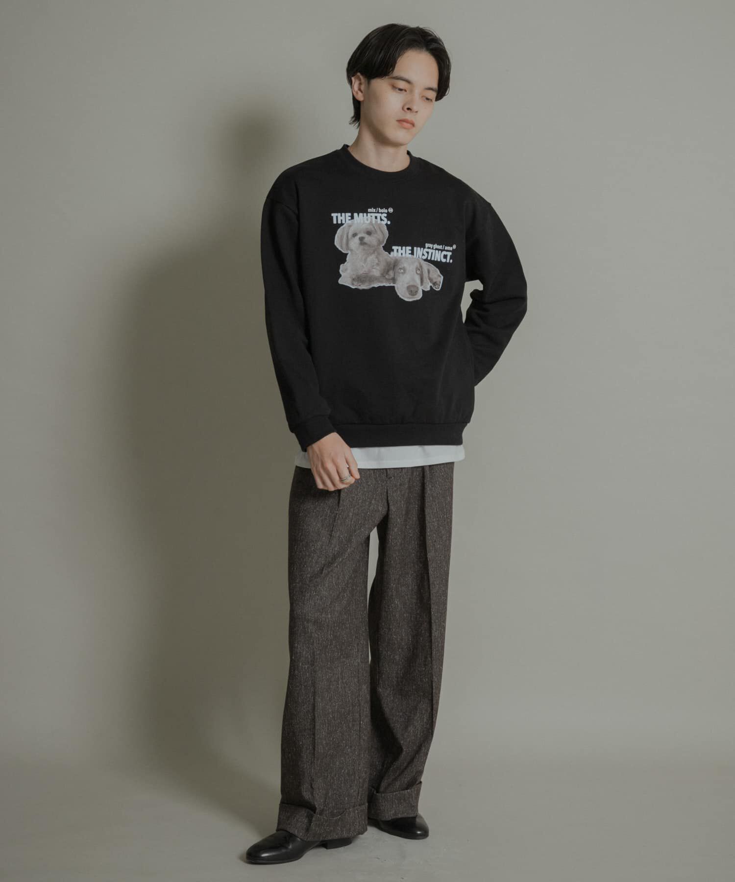SENSE OF PLACE by URBAN RESEARCH「Dog graphic crew-neck Sweat」|スウェット・ジャージ|