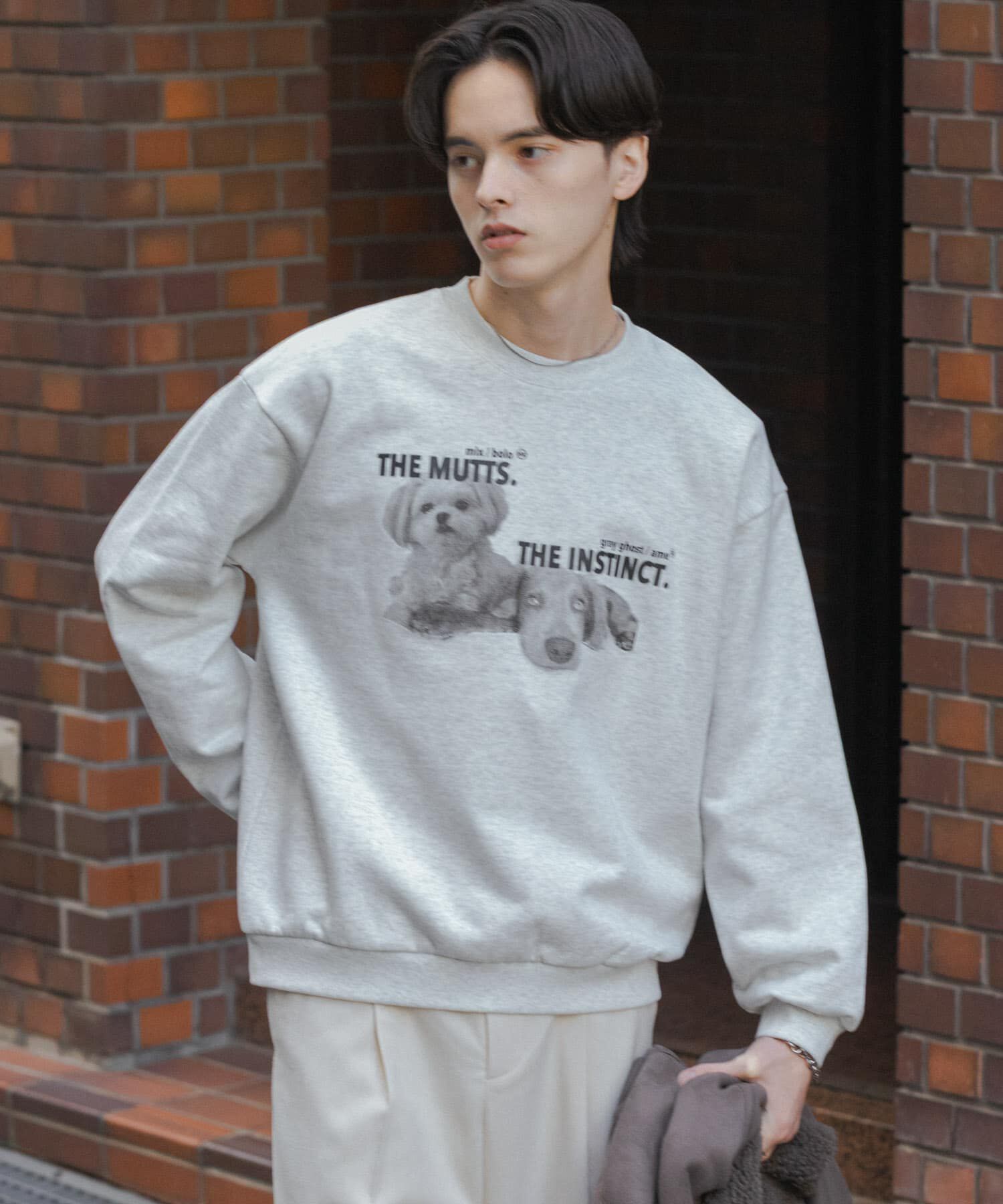 SENSE OF PLACE by URBAN RESEARCH「Dog graphic crew-neck Sweat」|スウェット・ジャージ|