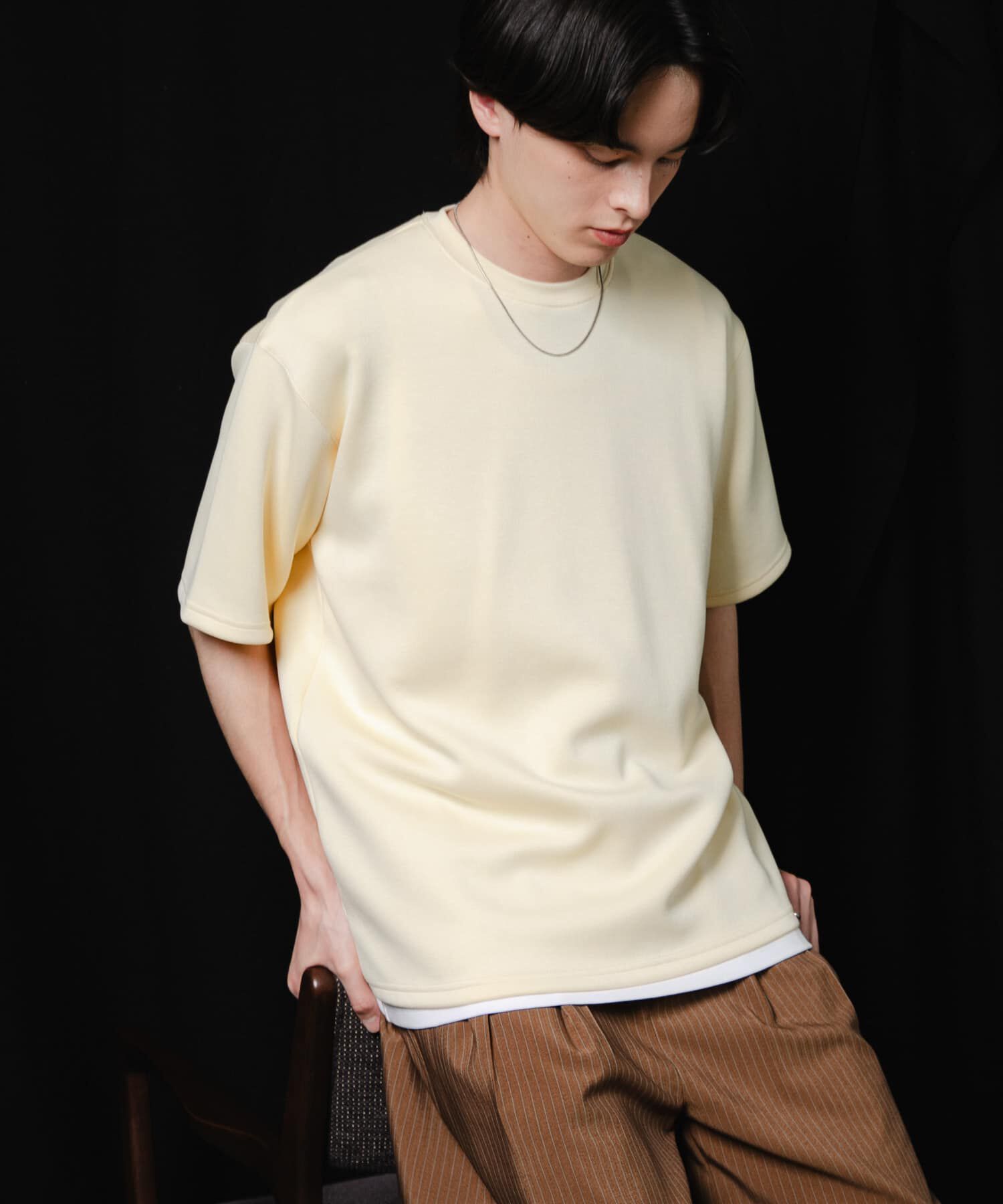 SENSE OF PLACE by URBAN RESEARCH「『一部WEB限定ｶﾗｰ』『接触冷感/速乾』ﾀﾞﾝﾎﾞｰﾙﾎﾟﾝﾁｼｮｰﾄ」|Tシャツ・カットソー|