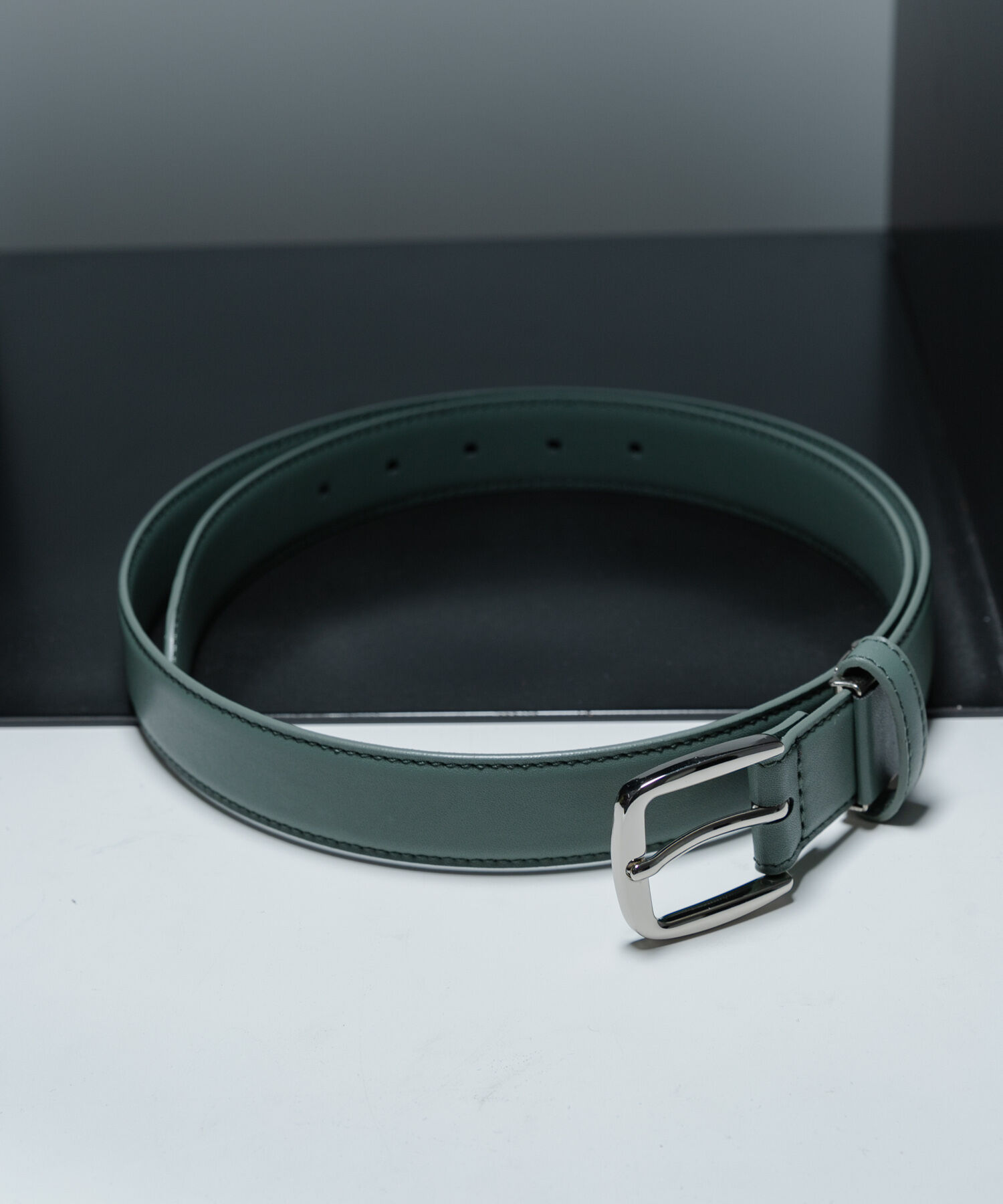 SENSE OF PLACE by URBAN RESEARCH「FLプレーンベルト30mm」|ベルト|ライトカーキ