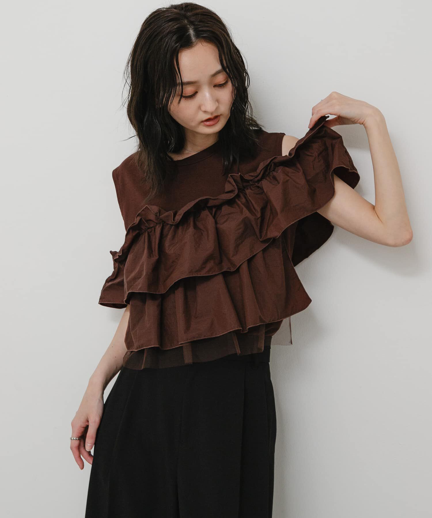 SENSE OF PLACE by URBAN RESEARCH「異素材ドッキングマルチウェイトップ」|タンクトップ|