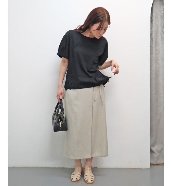  「サイドレースカットソー」|Tシャツ・カットソー|
