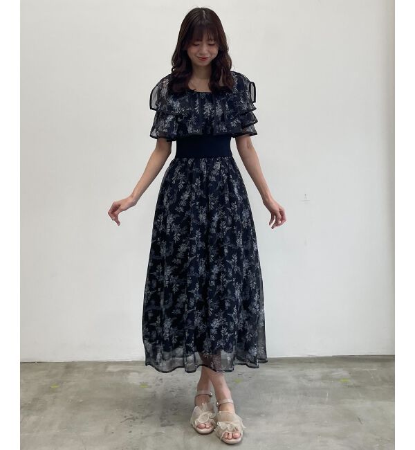  「ダブルカラーコルセットワンピース」|ワンピース|
