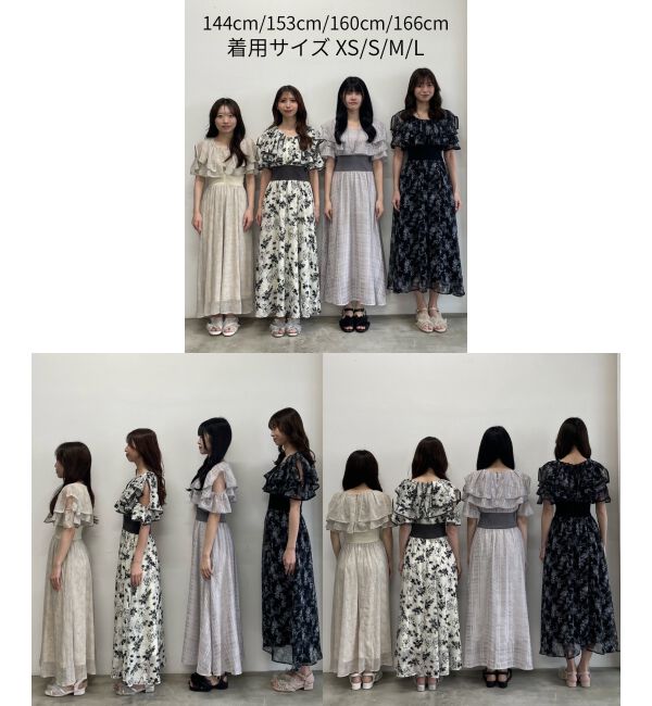  「ダブルカラーコルセットワンピース」|ワンピース|