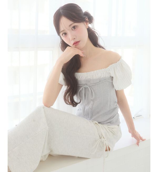  「2wayドッキング半袖トップス」|Tシャツ・カットソー|