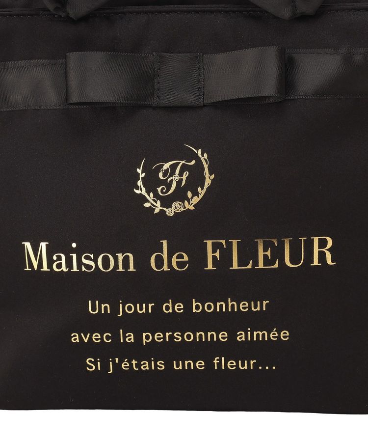 Maison de FLEUR「ブランドロゴフリルハンドルトートSバッグ」|トートバッグ|