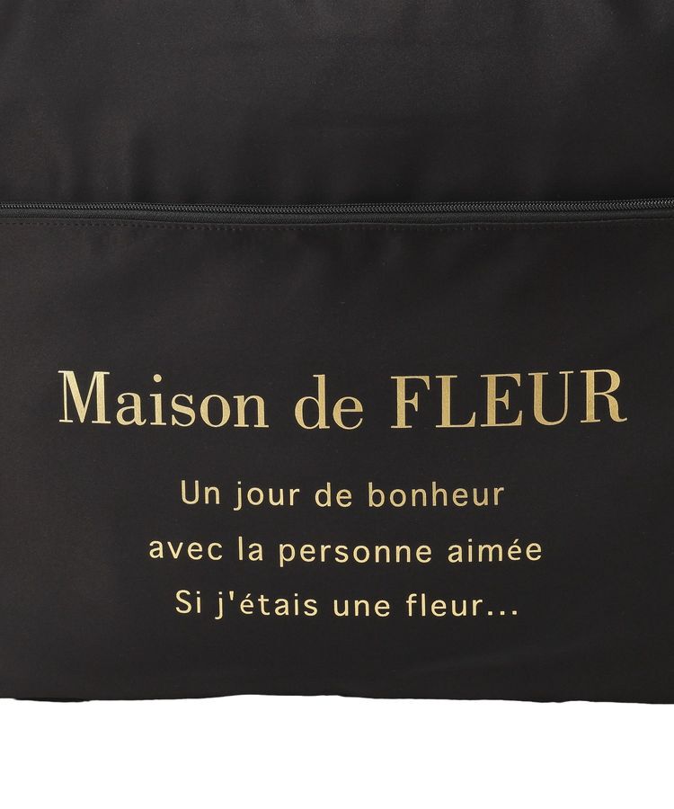 Maison de FLEUR「サテンキャリーオンバッグ」|トートバッグ|