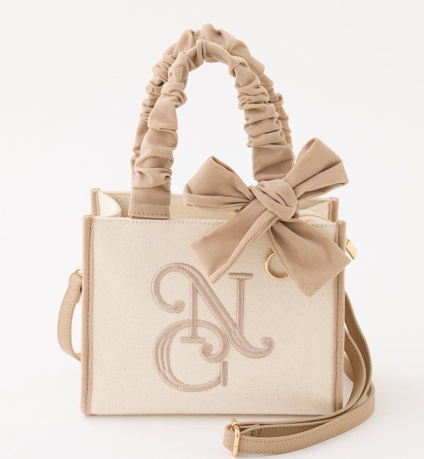  「ロゴ刺しゅうミニトートバッグ」|ショルダー・メッセンジャー|