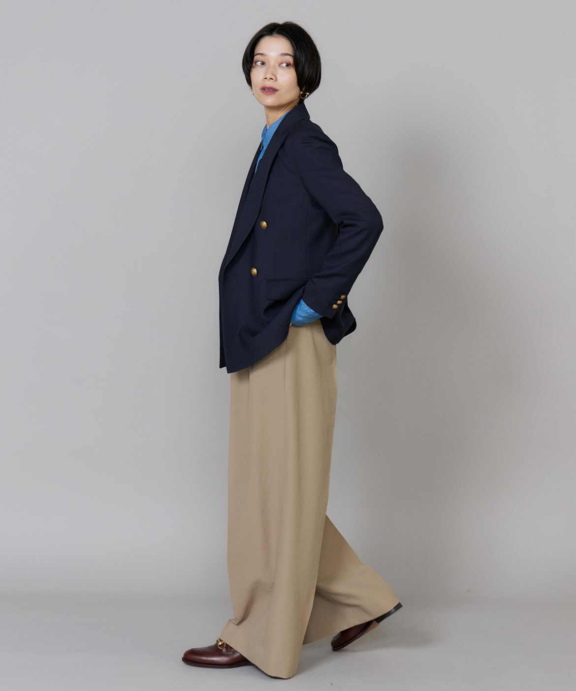 INED「ﾂｰﾀｯｸﾜｲﾄﾞﾁﾉﾊﾟﾝﾂ| 脚長効果抜群､すっきり魅せる洗練ﾜ  」|その他|