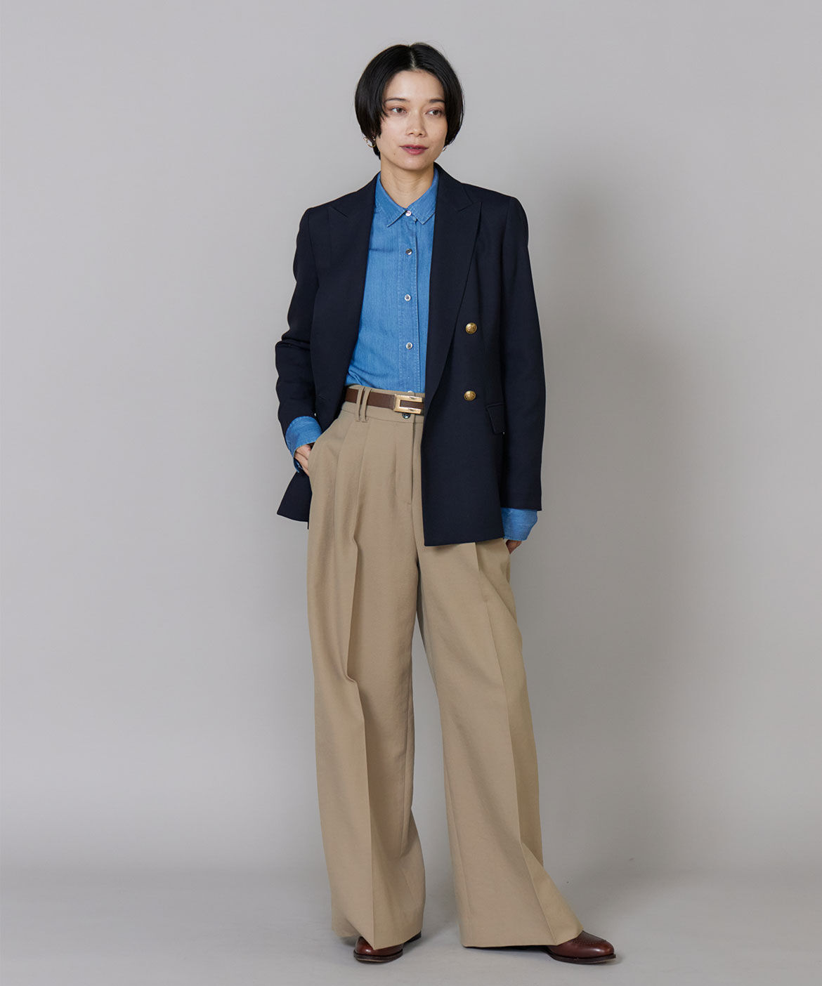 INED「《大きいｻｲｽﾞ》ﾂｰﾀｯｸﾜｲﾄﾞﾁﾉﾊﾟﾝﾂ| 脚長効果抜群､す  」|その他|