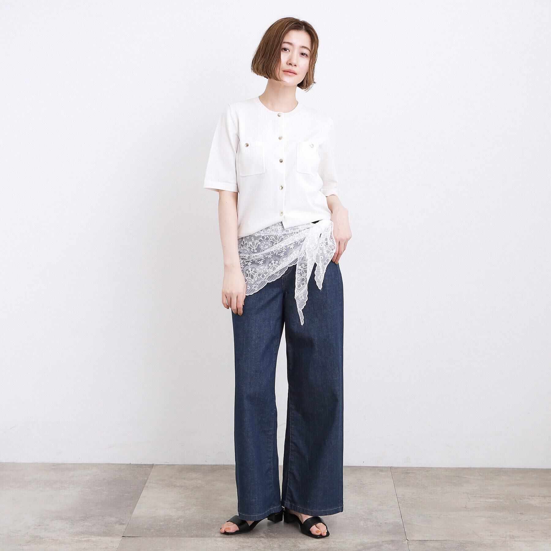 grove「【ひんやり・UV・洗濯機◎】上品コットン混カーディガン」|カーディガン|