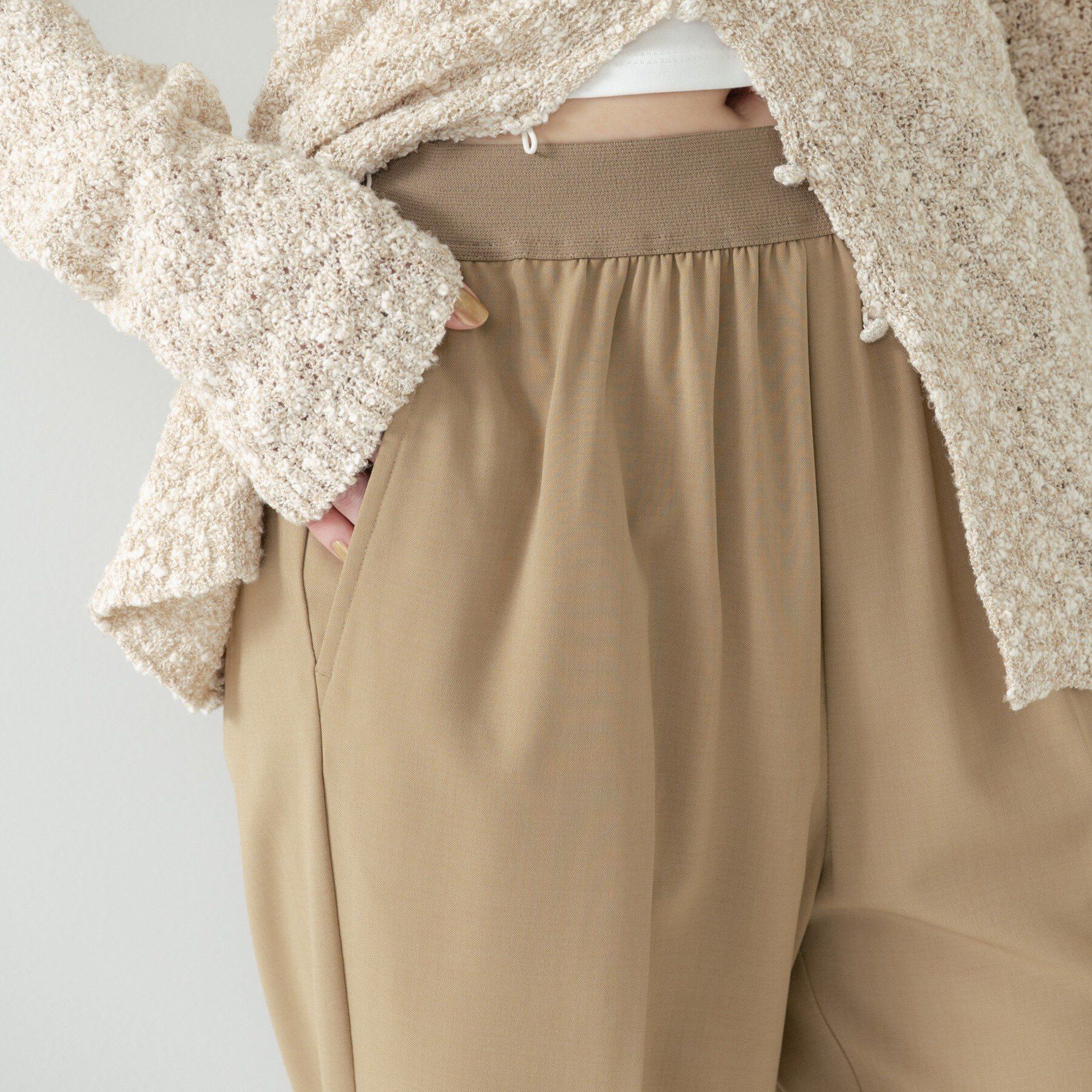 GALLEST「Comfy SET UP｜ストレートフレアパンツ【セットアップ対応／通勤／カセット服／接触冷感／UV」|その他|