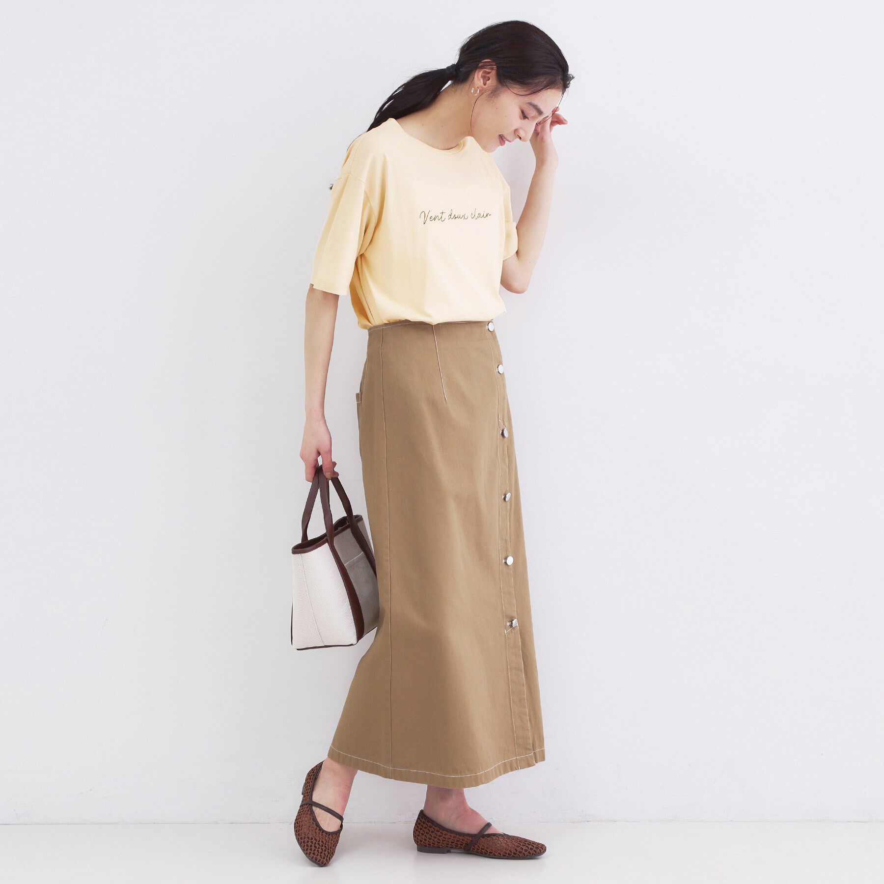 OPAQUE.CLIP「ロゴプリントアソートTシャツ【洗濯機OK】」|Tシャツ・カットソー|