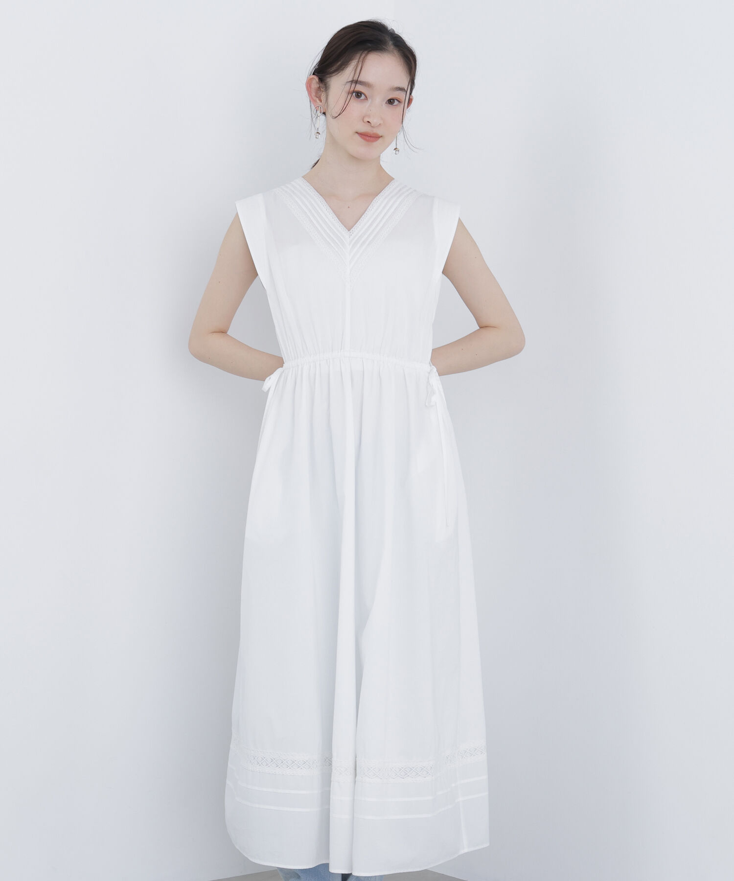  「〈N.〉ピンタックレースワンピース」|ワンピース|