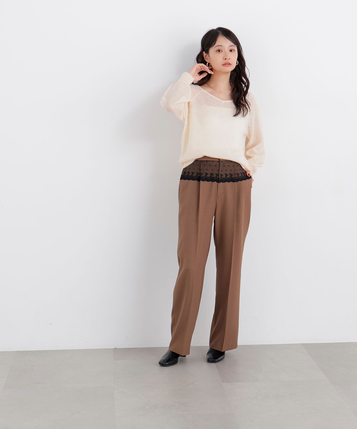  「〈N.〉ウエストレースドッキングパンツ」|その他|ブラウンベー 2