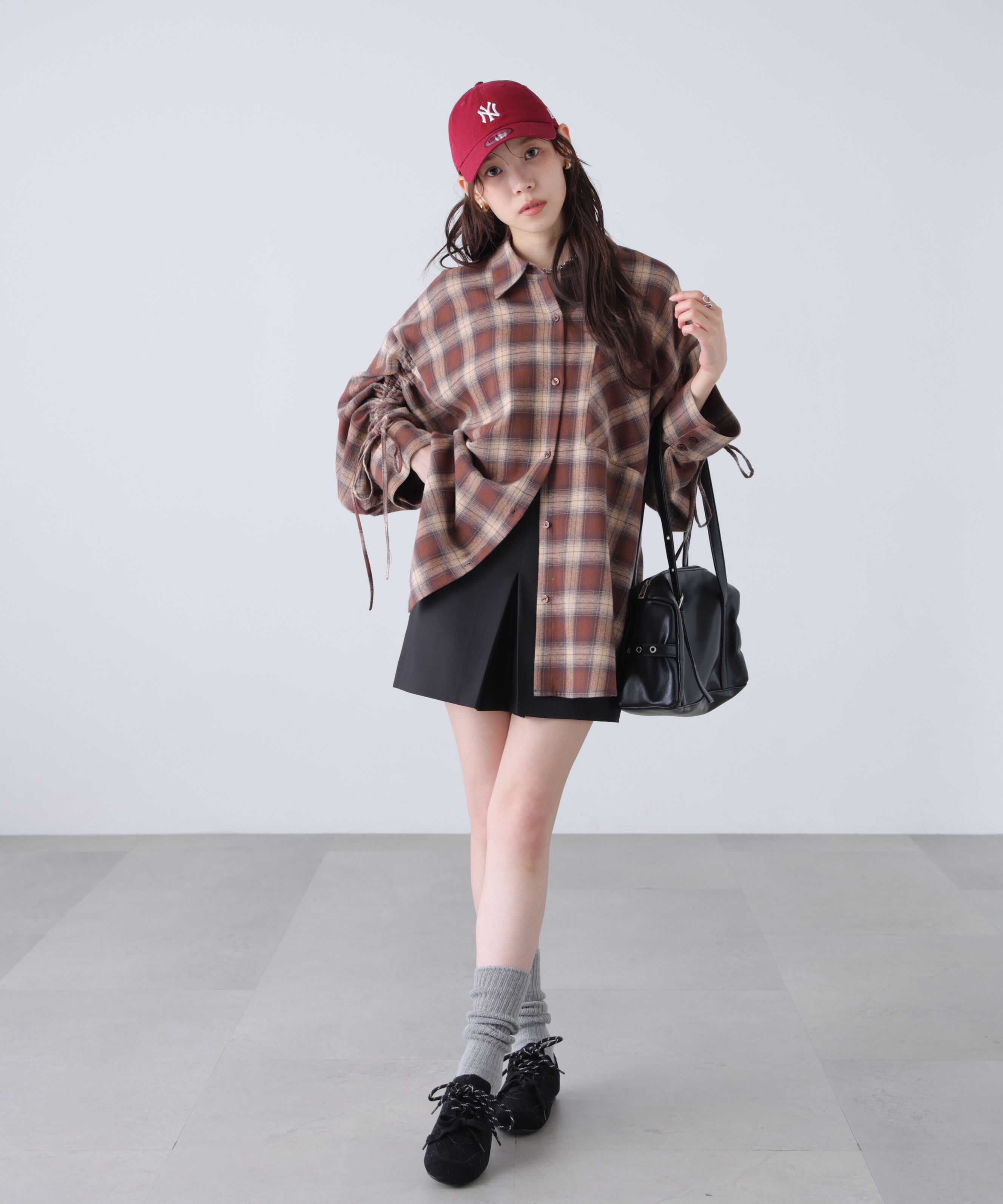  「フロントタックプリーツスカパン」|その他|