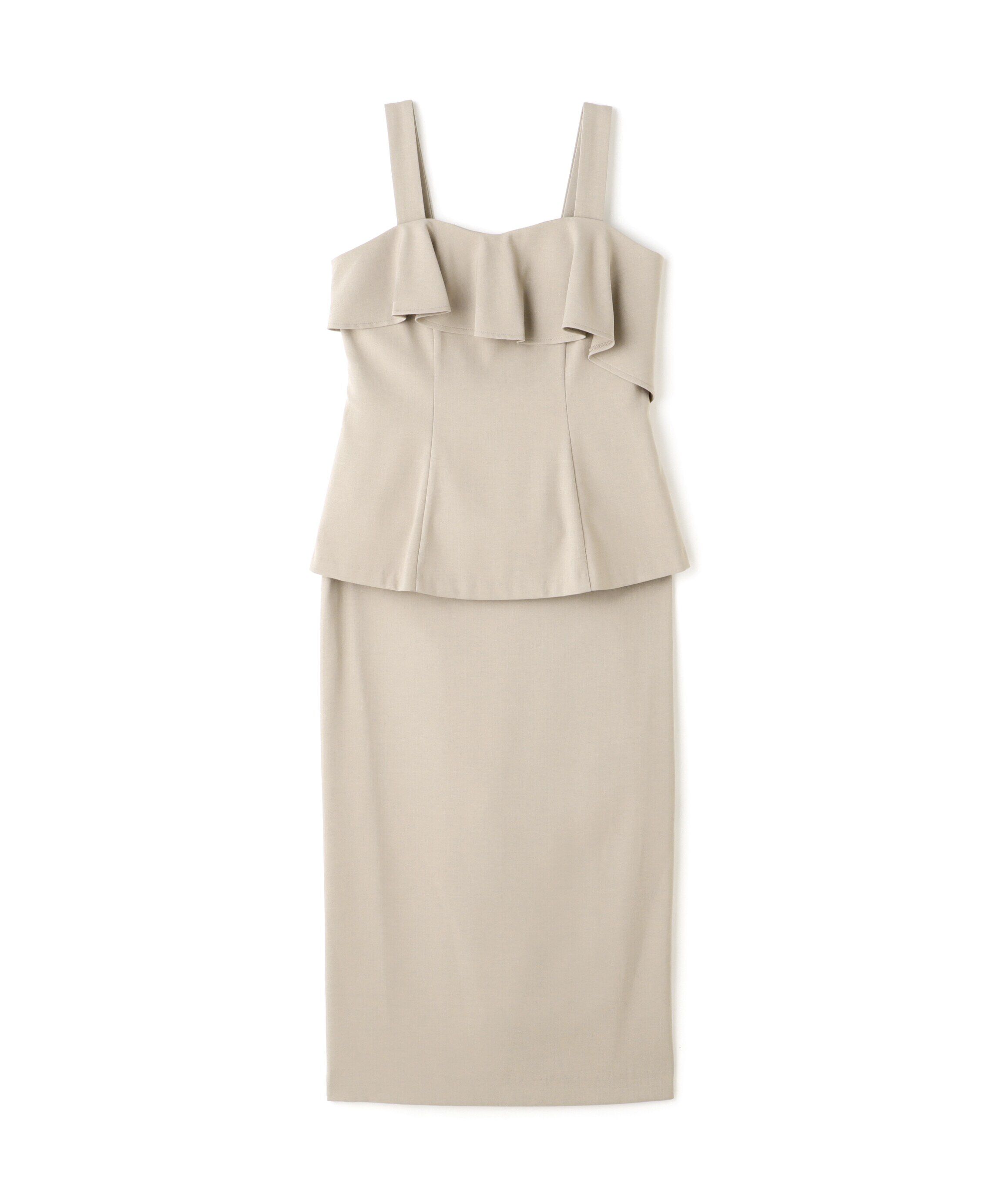 PROPORTION BODY DRESSING「ペプラムタイトジャンスカ　24AW」|ワンピース|