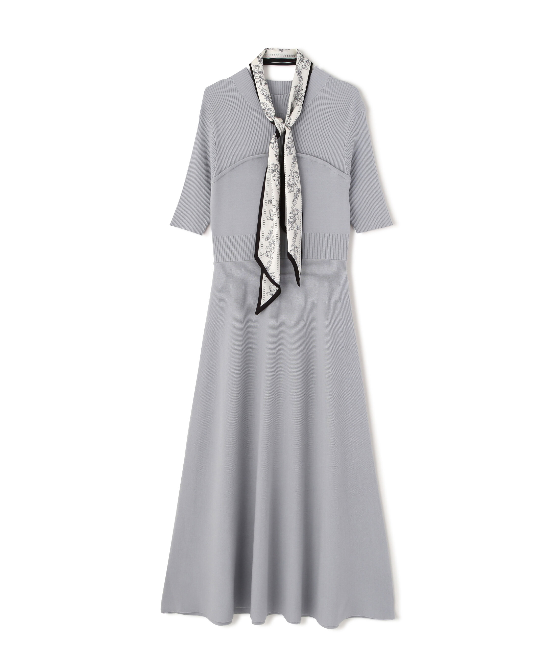 PROPORTION BODY DRESSING「スカーフ付きニットワンピース　26SS」|ワンピース|