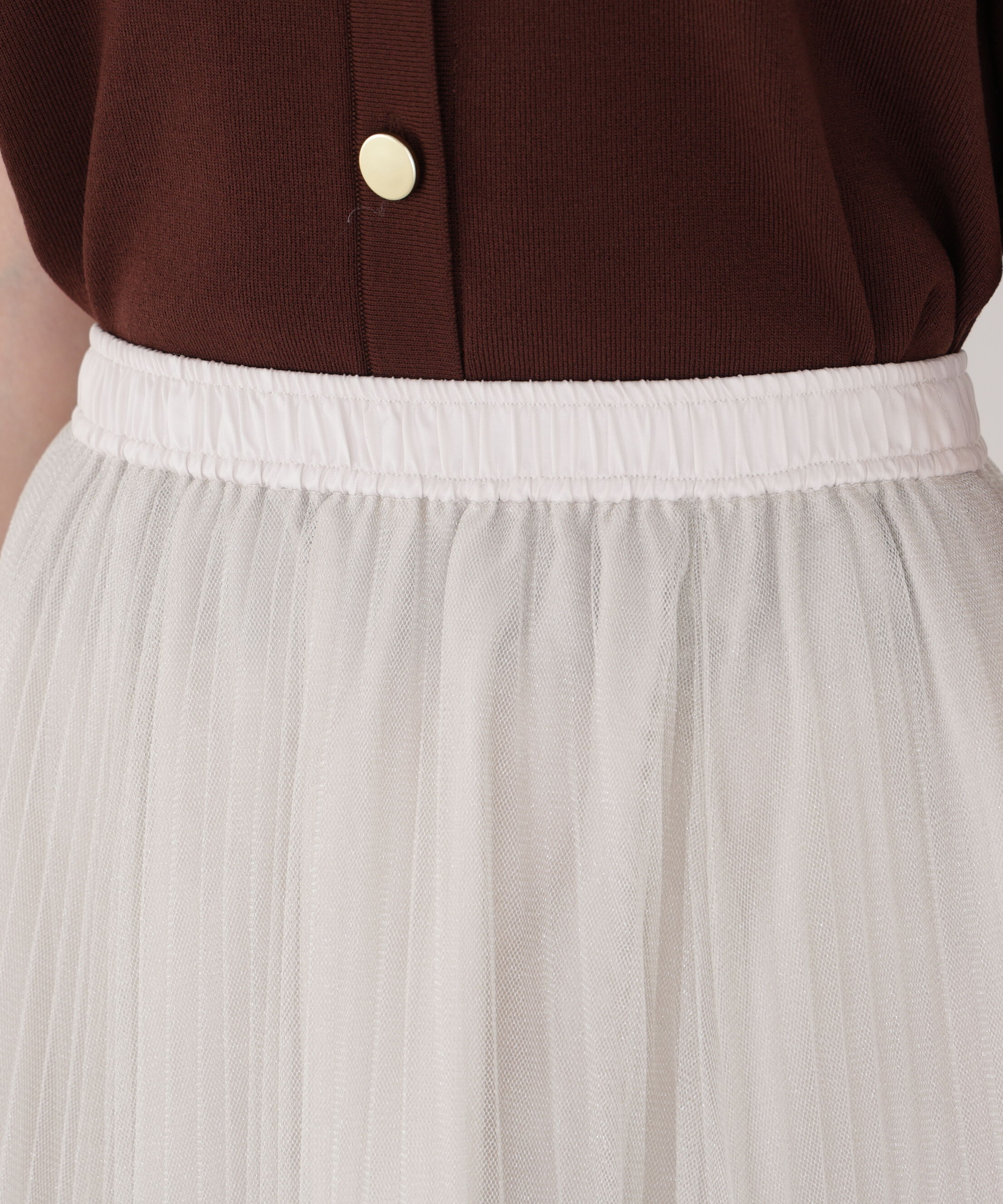 PROPORTION BODY DRESSING「＜EDIT COLOGNE＞ラメプリーツスカート」|スカート|