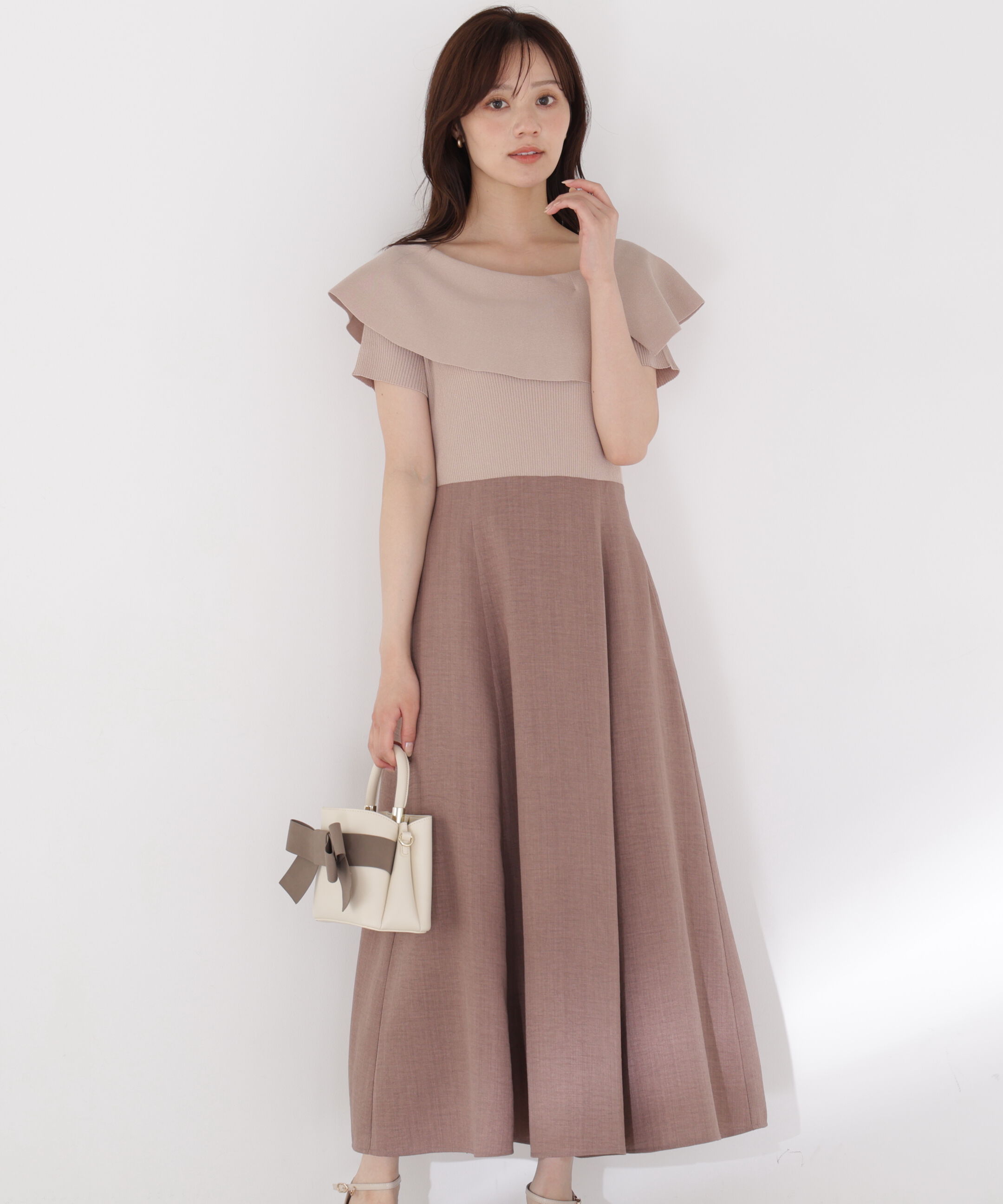 PROPORTION BODY DRESSING「ケープニットドッキングワンピース」|ワンピース|モカ&times;モカ1