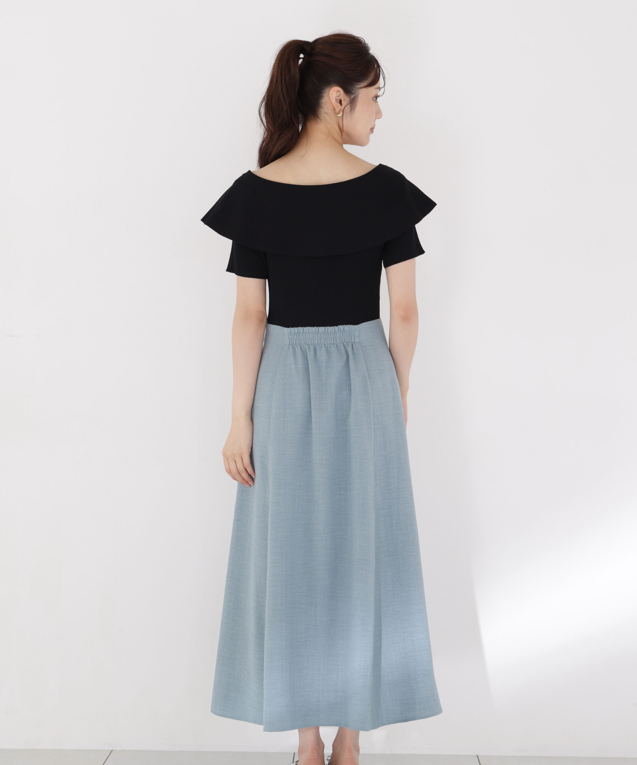 PROPORTION BODY DRESSING「ケープニットドッキングワンピース」|ワンピース|