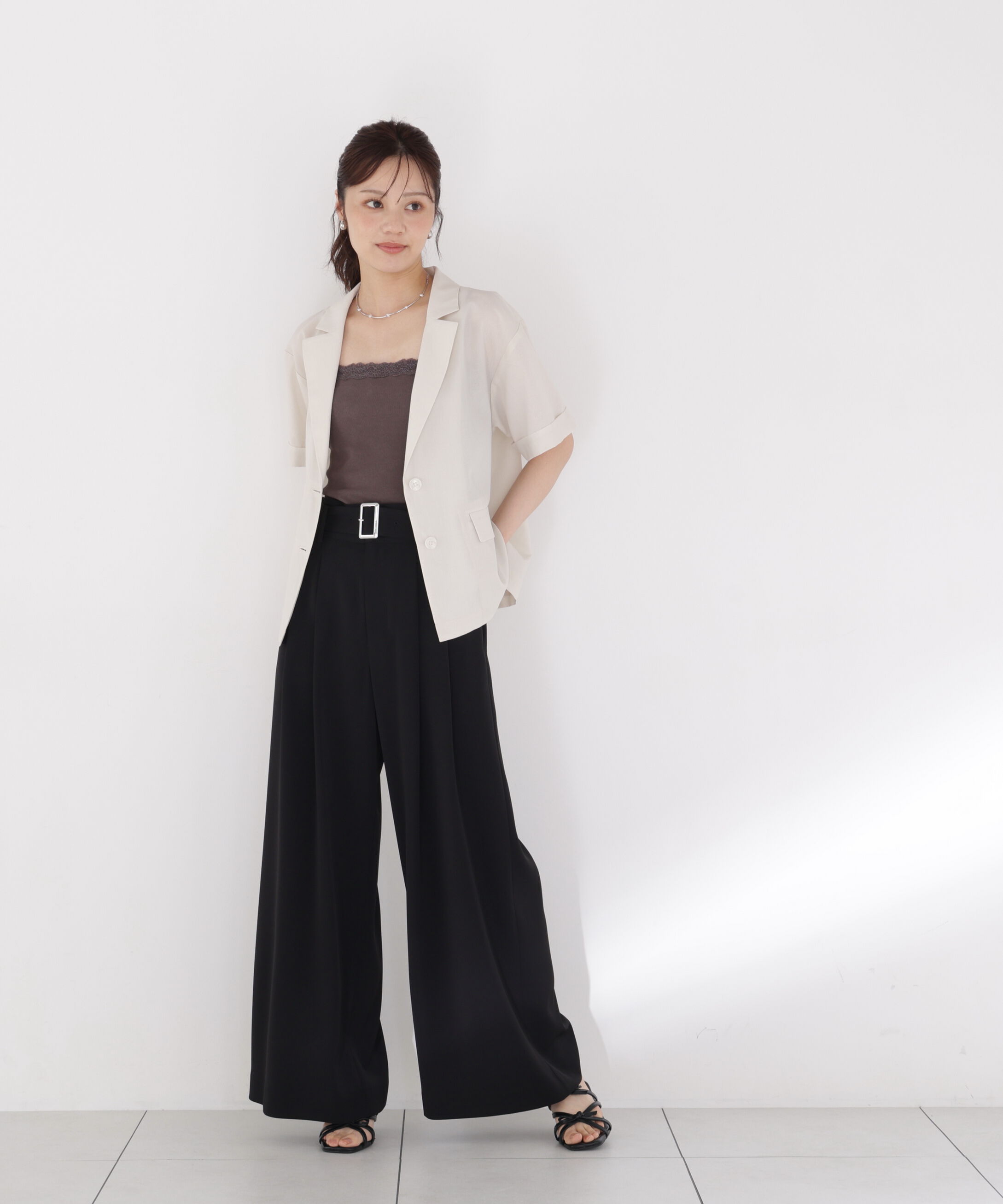 PROPORTION BODY DRESSING「レースカップ付きキャミソール」|Tシャツ・カットソー|