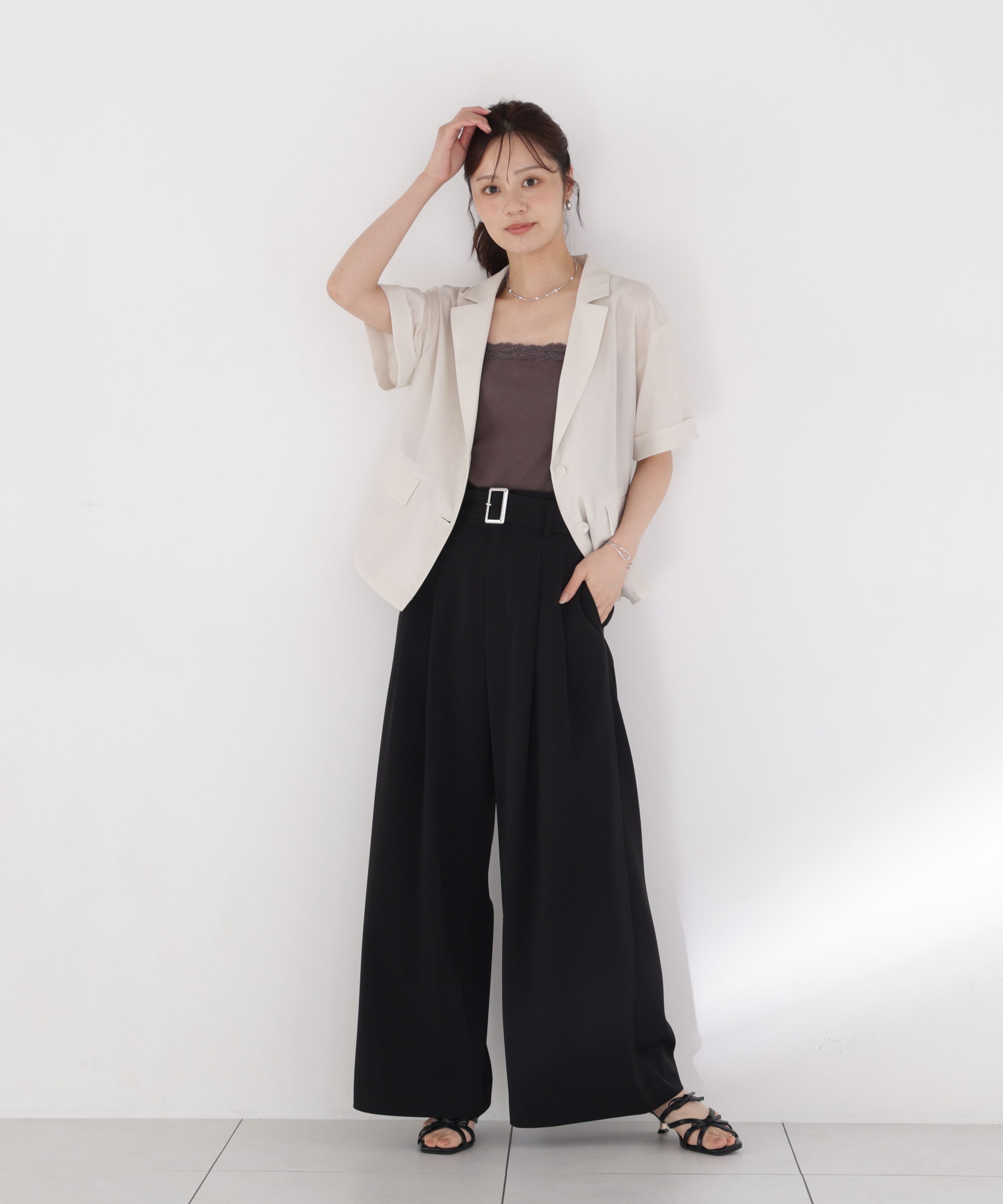PROPORTION BODY DRESSING「レースカップ付きキャミソール」|Tシャツ・カットソー|