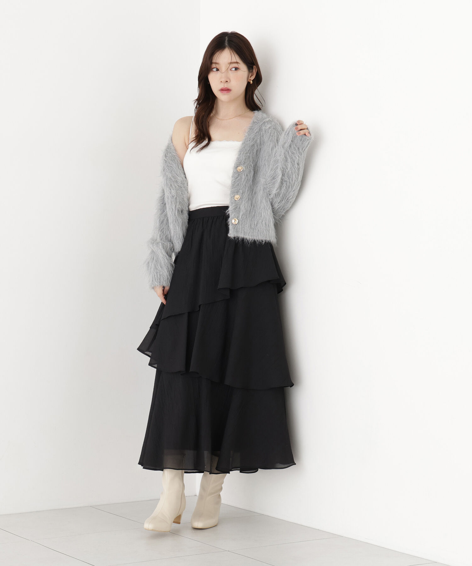 PROPORTION BODY DRESSING「レースカップ付きキャミソール」|Tシャツ・カットソー|