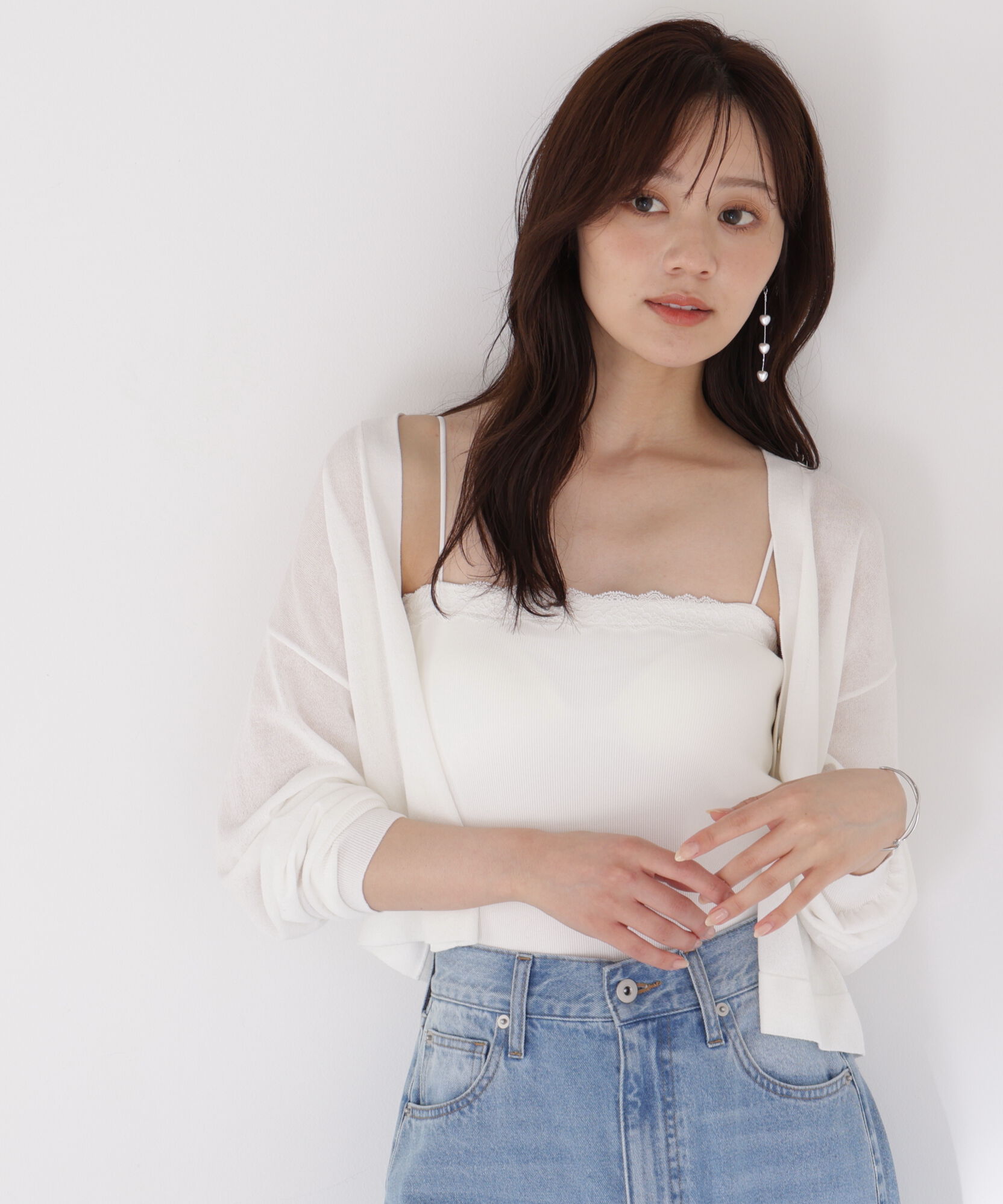 PROPORTION BODY DRESSING「レースカップ付きキャミソール」|Tシャツ・カットソー|