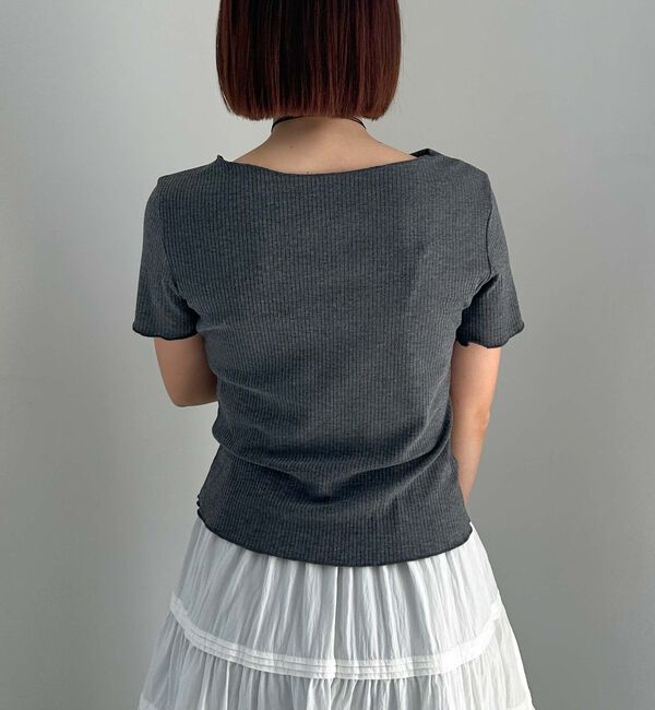 archives「アシメタックボタンカットＴＯＰＳ　５Ｓ」|Tシャツ・カットソー|