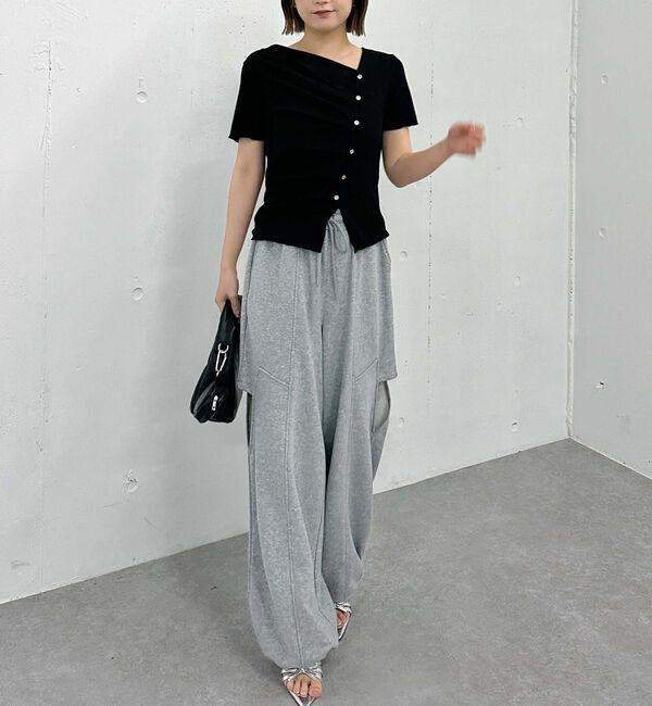 archives「アシメタックボタンカットＴＯＰＳ　５Ｓ」|Tシャツ・カットソー|