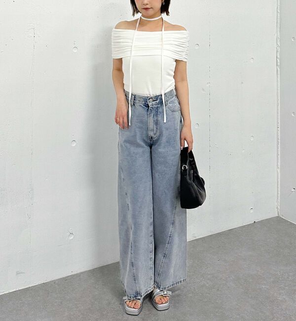archives「ギャザーオフショルカットＴＯＰＳ」|タンクトップ|