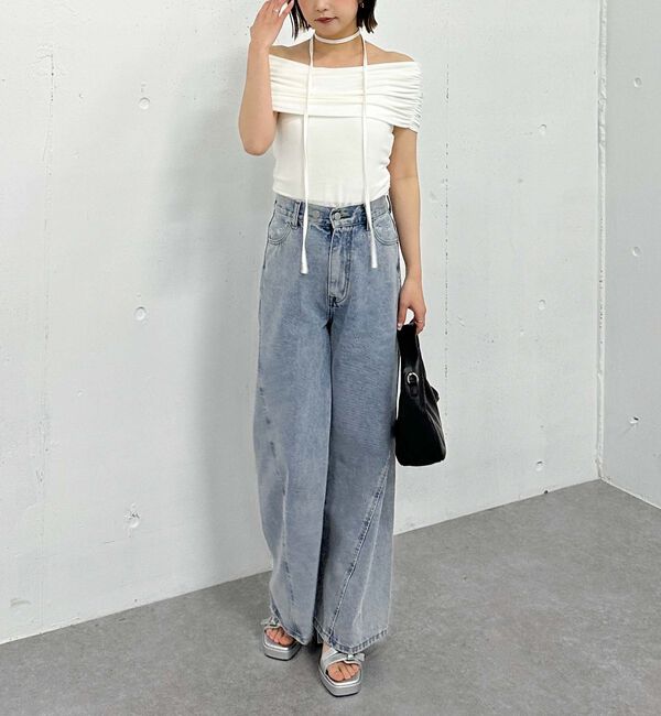 archives「ギャザーオフショルカットＴＯＰＳ」|タンクトップ|