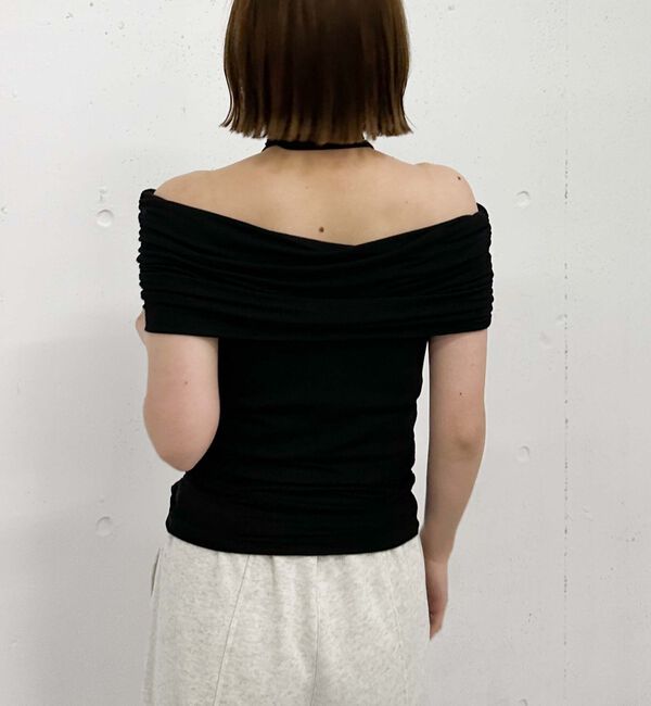 archives「ギャザーオフショルカットＴＯＰＳ」|タンクトップ|