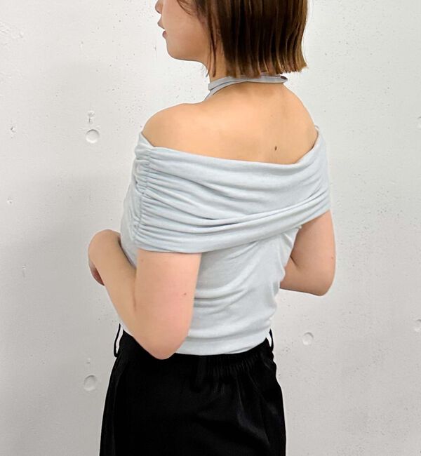 archives「ギャザーオフショルカットＴＯＰＳ」|タンクトップ|