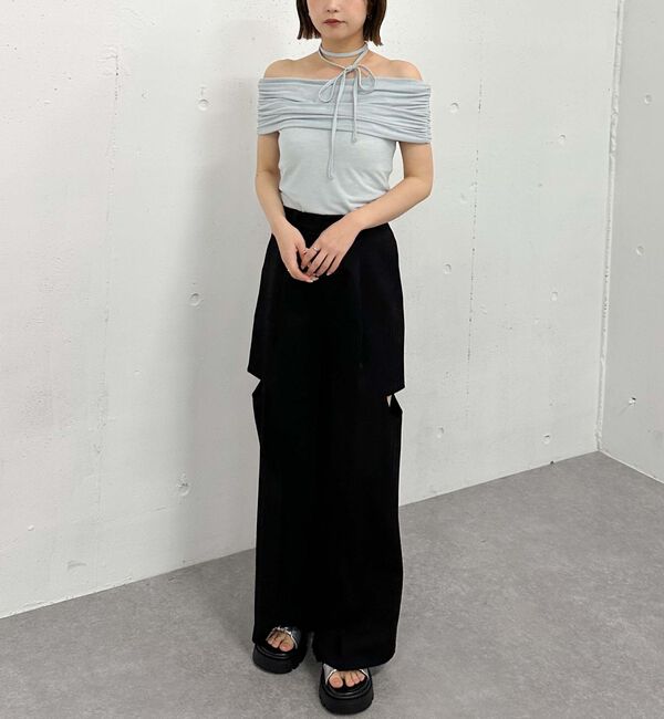 archives「ギャザーオフショルカットＴＯＰＳ」|タンクトップ|